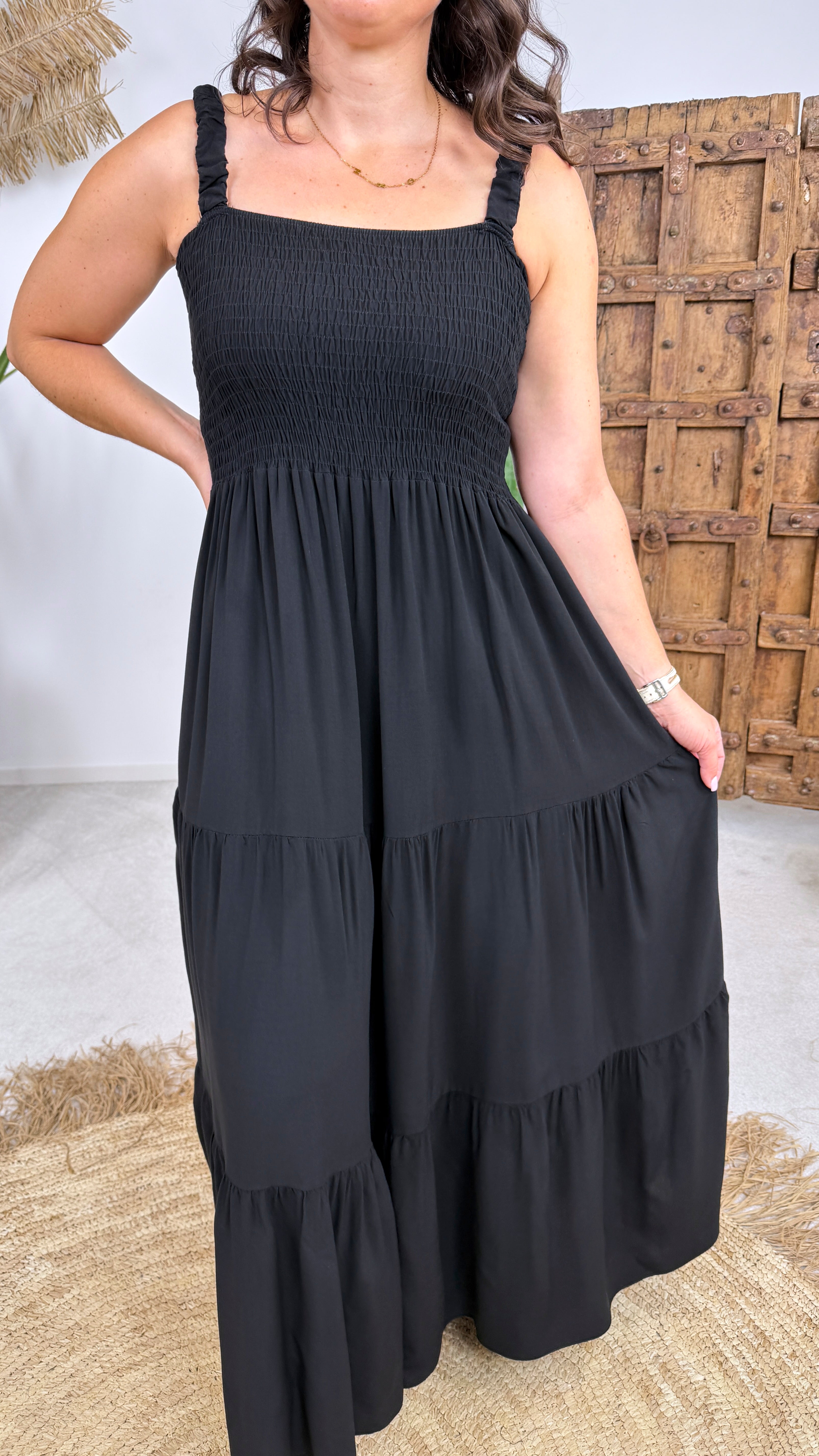 Langes Kleid Haiku *Schwarz*