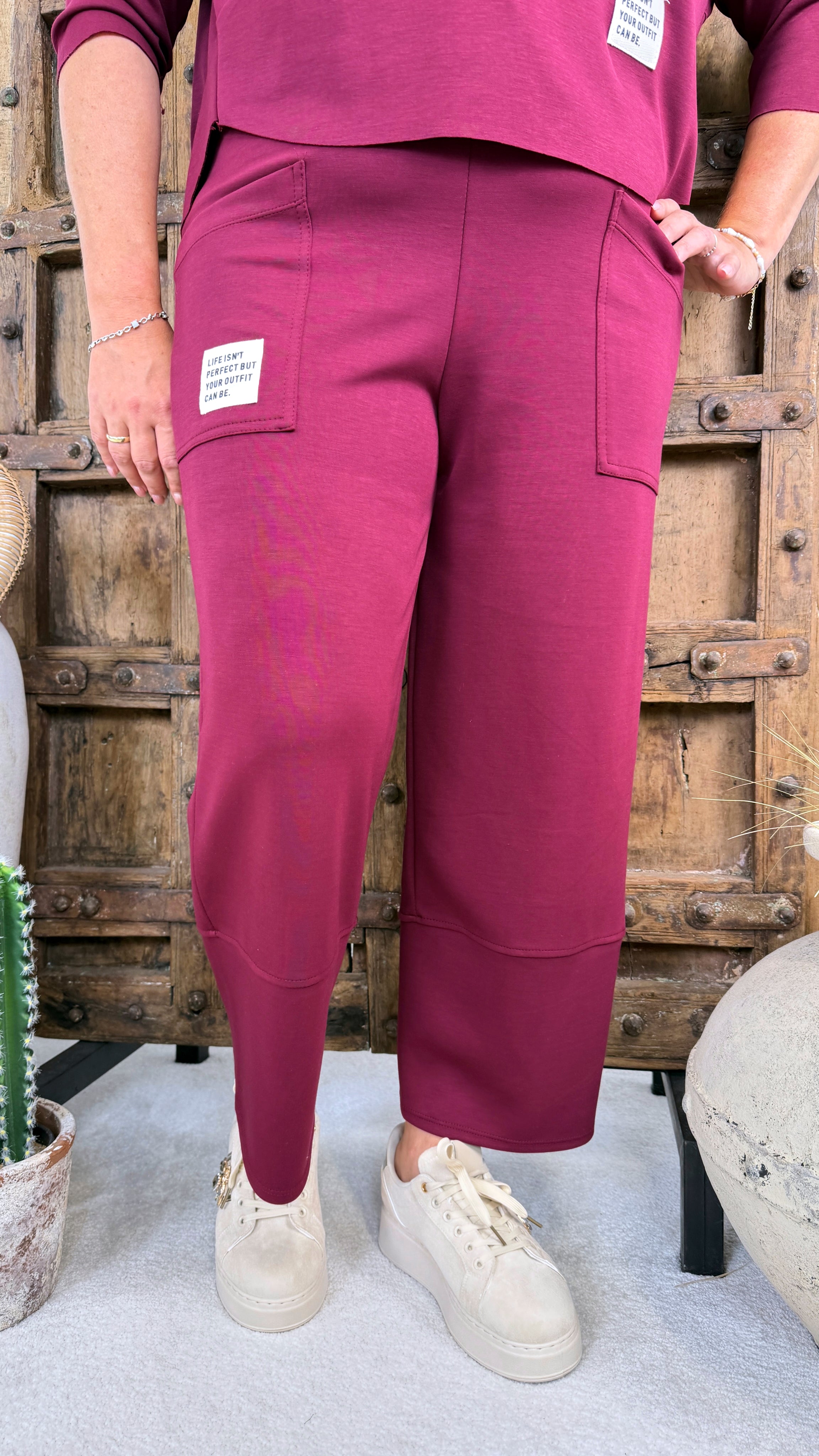 Sweathose Kibibi Pearl *Bordeaux*