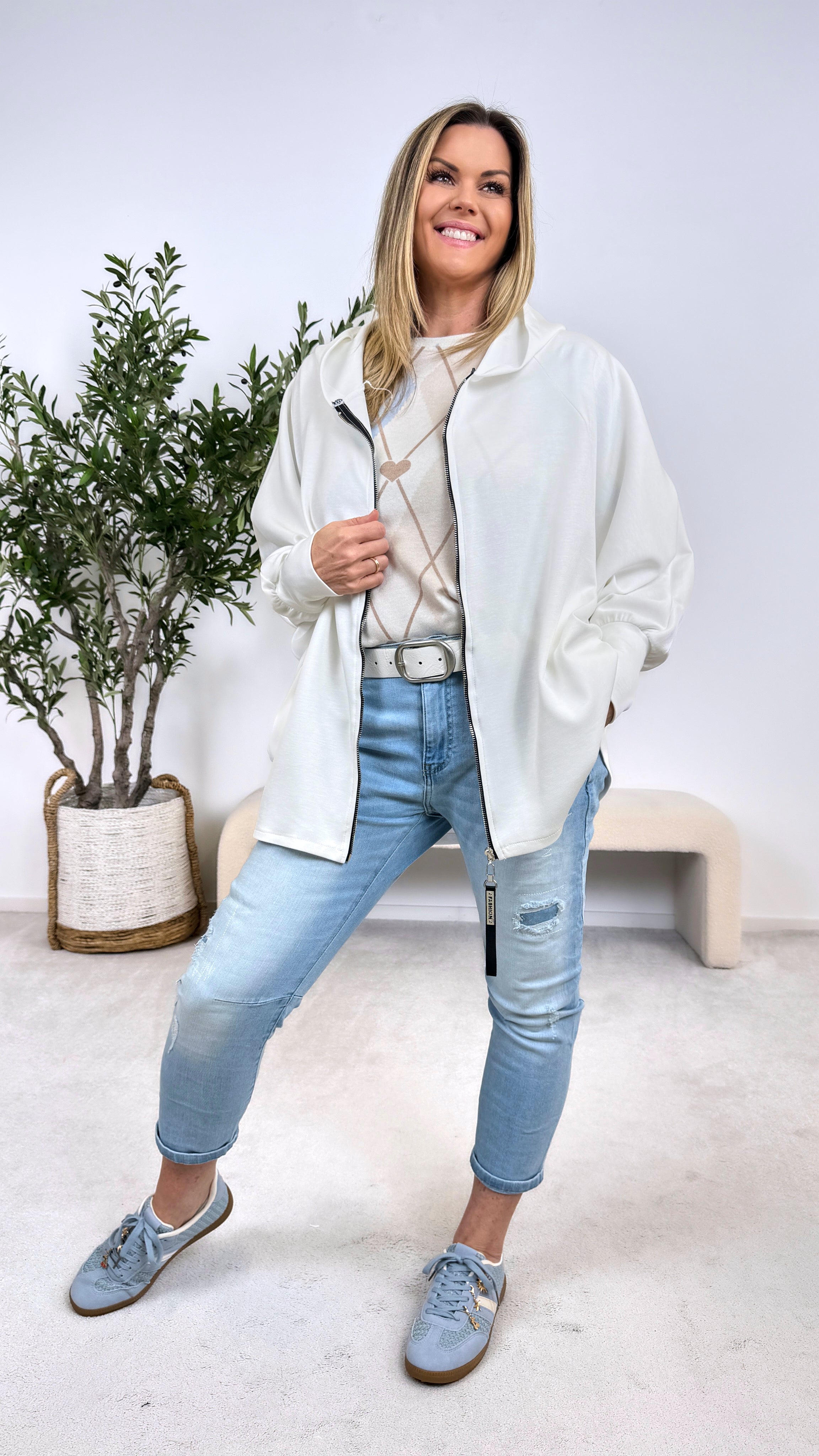 Sweatjacke Girls Night *Weiß*