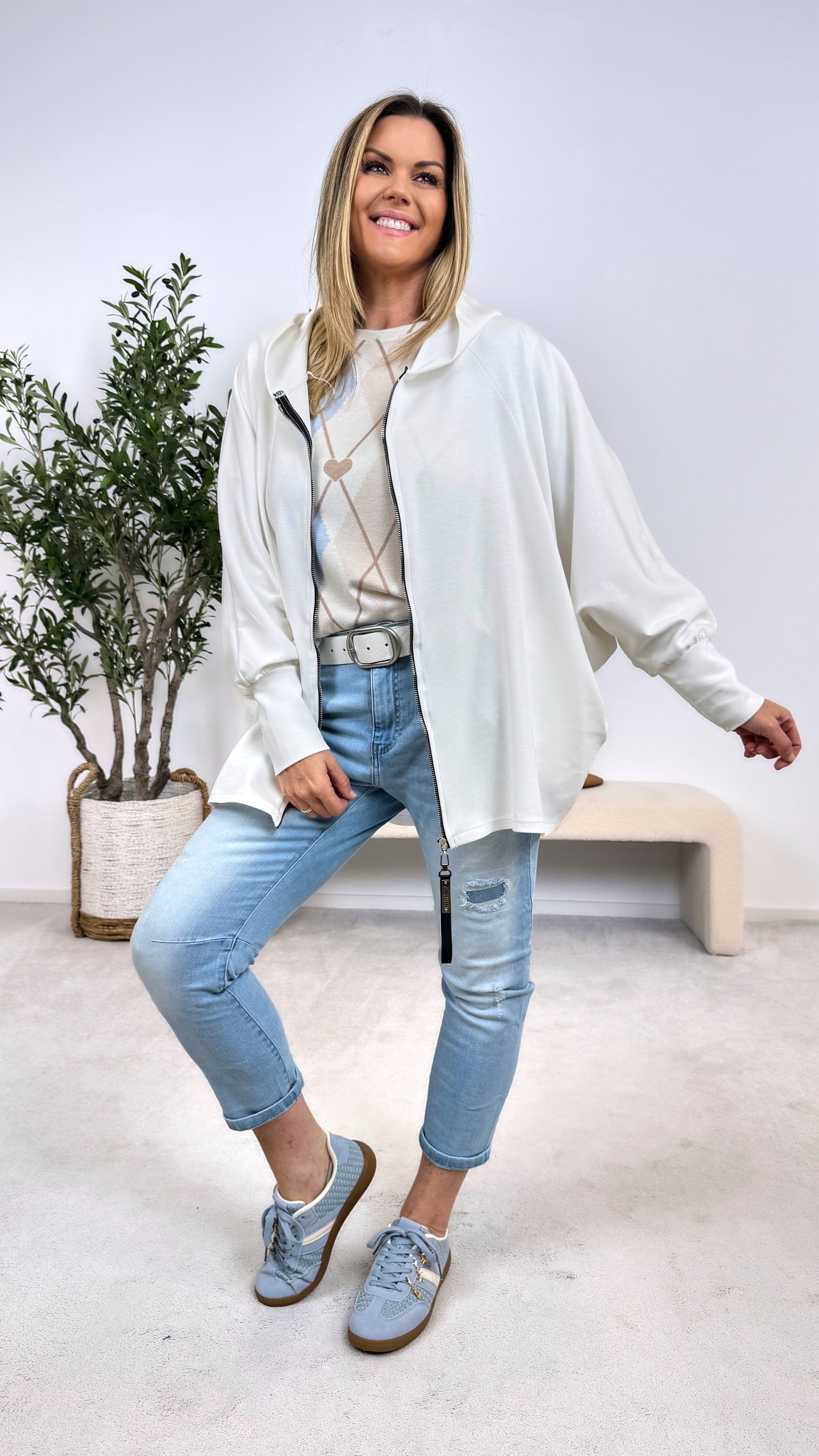 Sweatjacke Girls Night *Weiß*