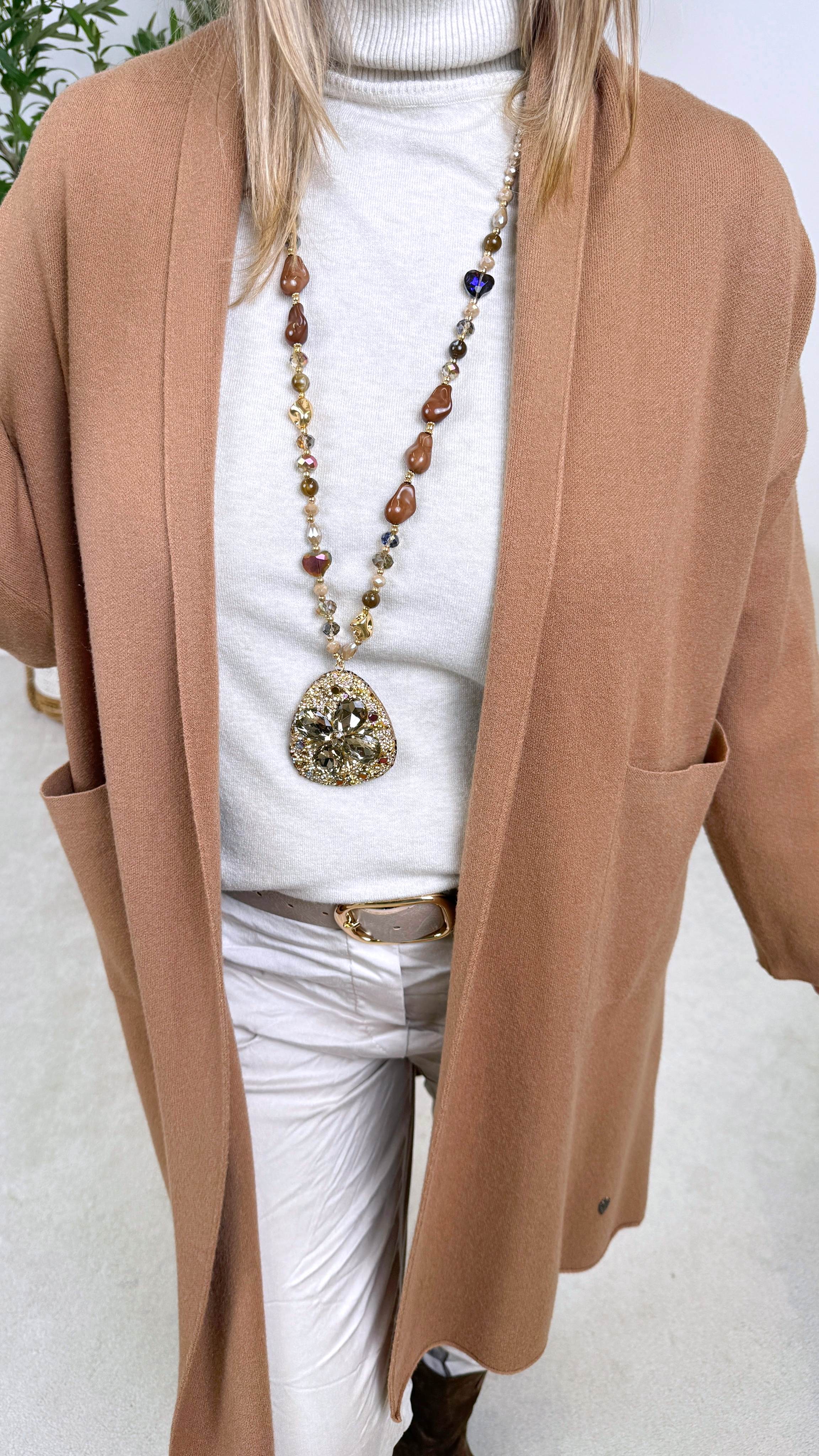 Strickjacke Frosty Glow *Camel*