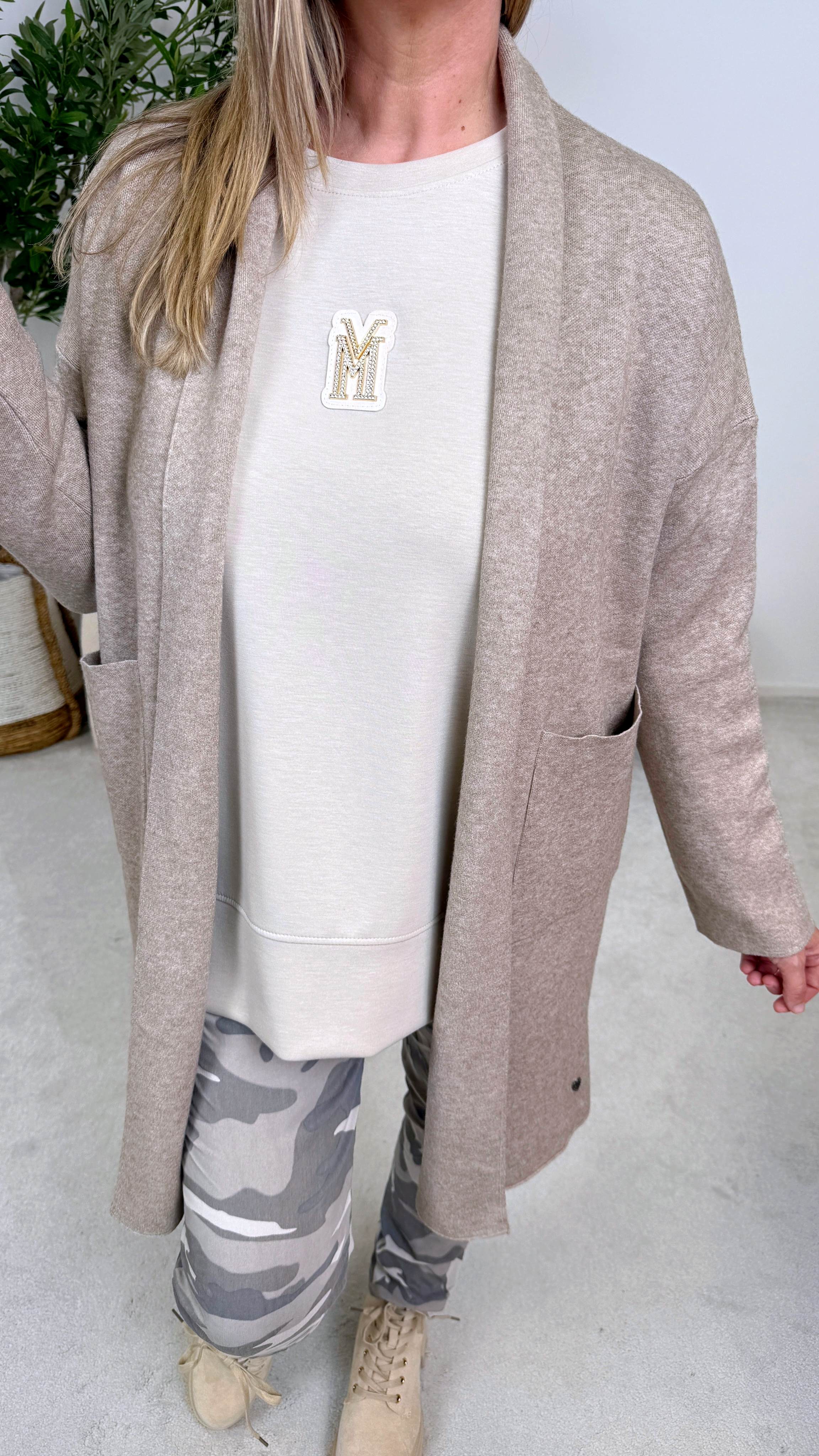 Strickjacke Frosty Glow *Taupe*