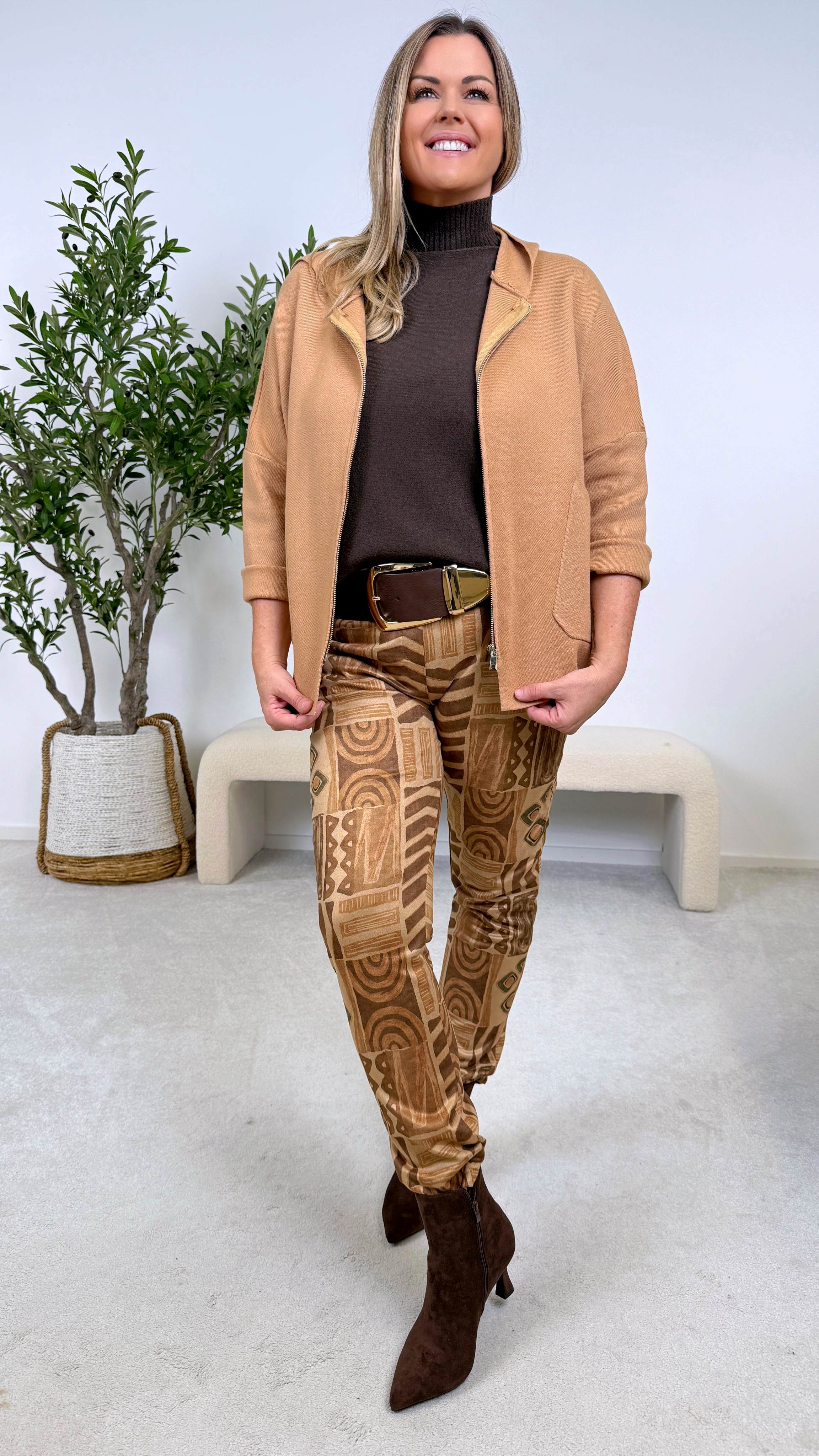 Strickjacke Chill Princess *Camel*