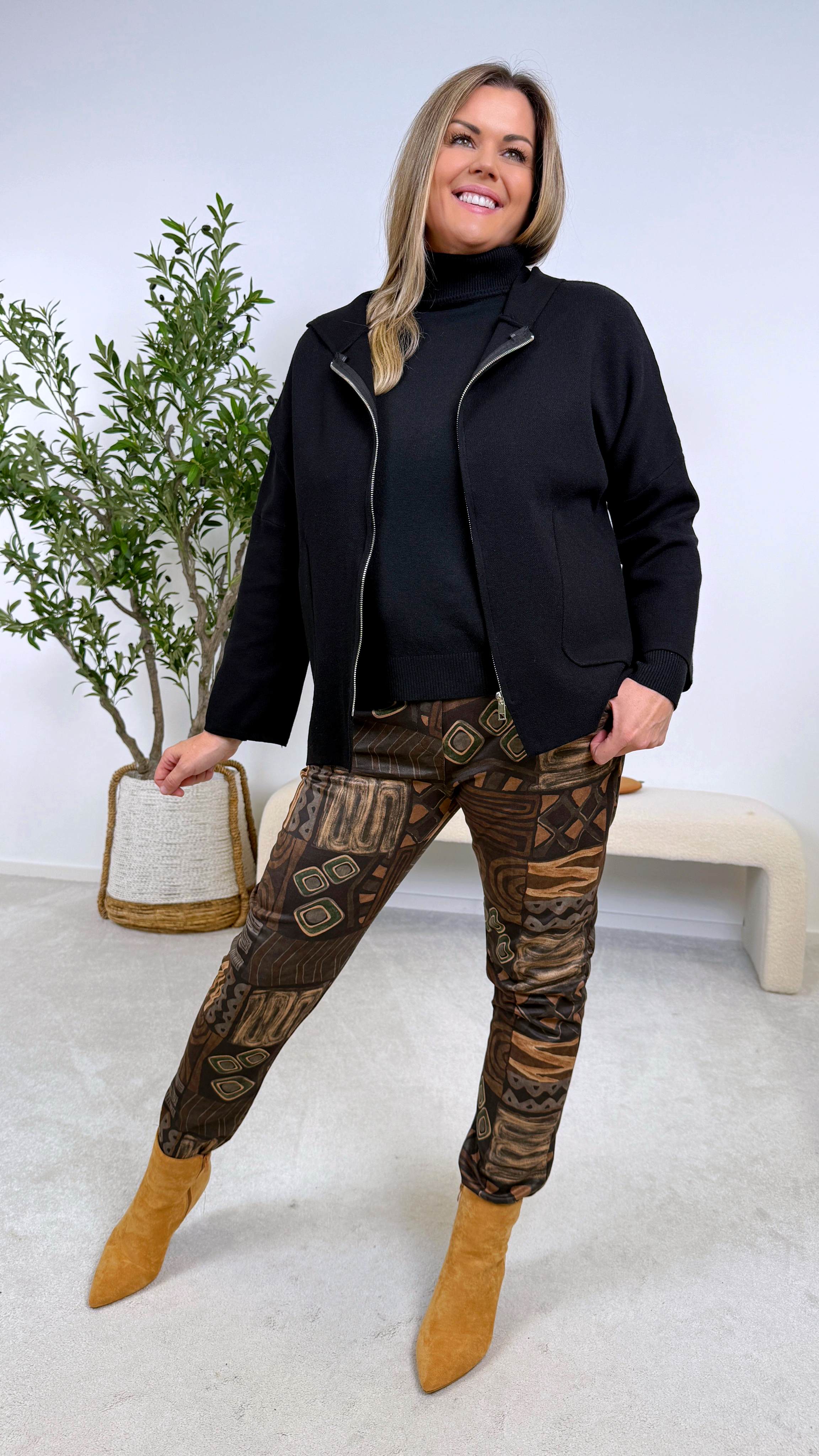 Strickjacke Chill Princess *Schwarz*