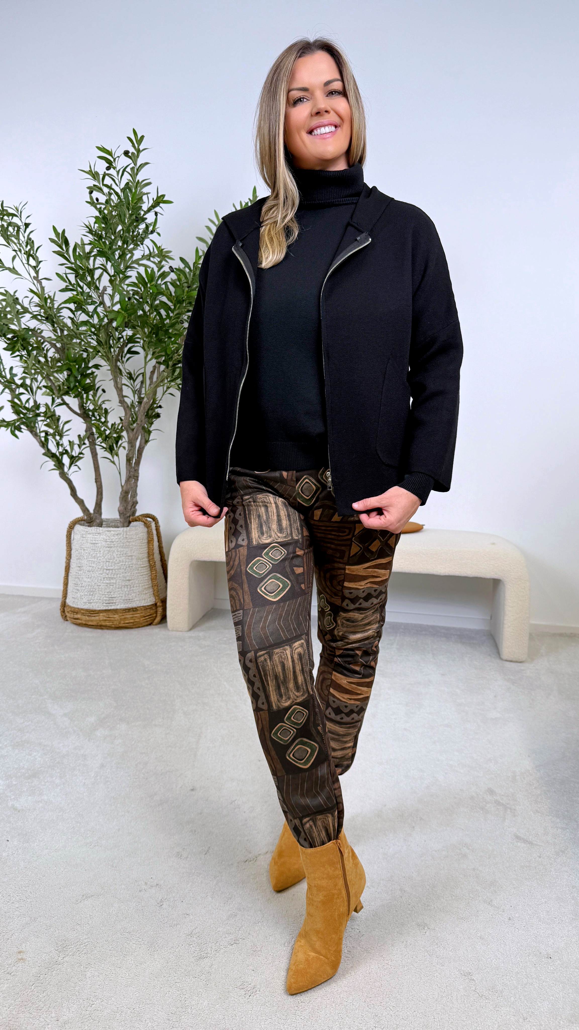 Strickjacke Chill Princess *Schwarz*