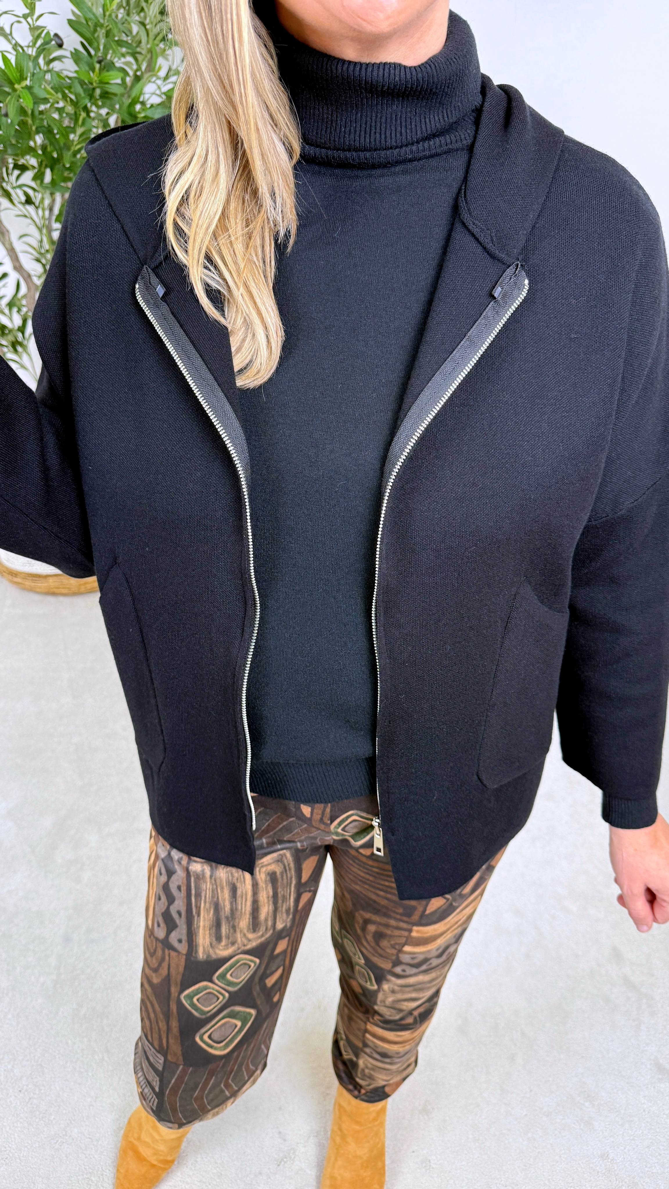 Strickjacke Chill Princess *Schwarz*