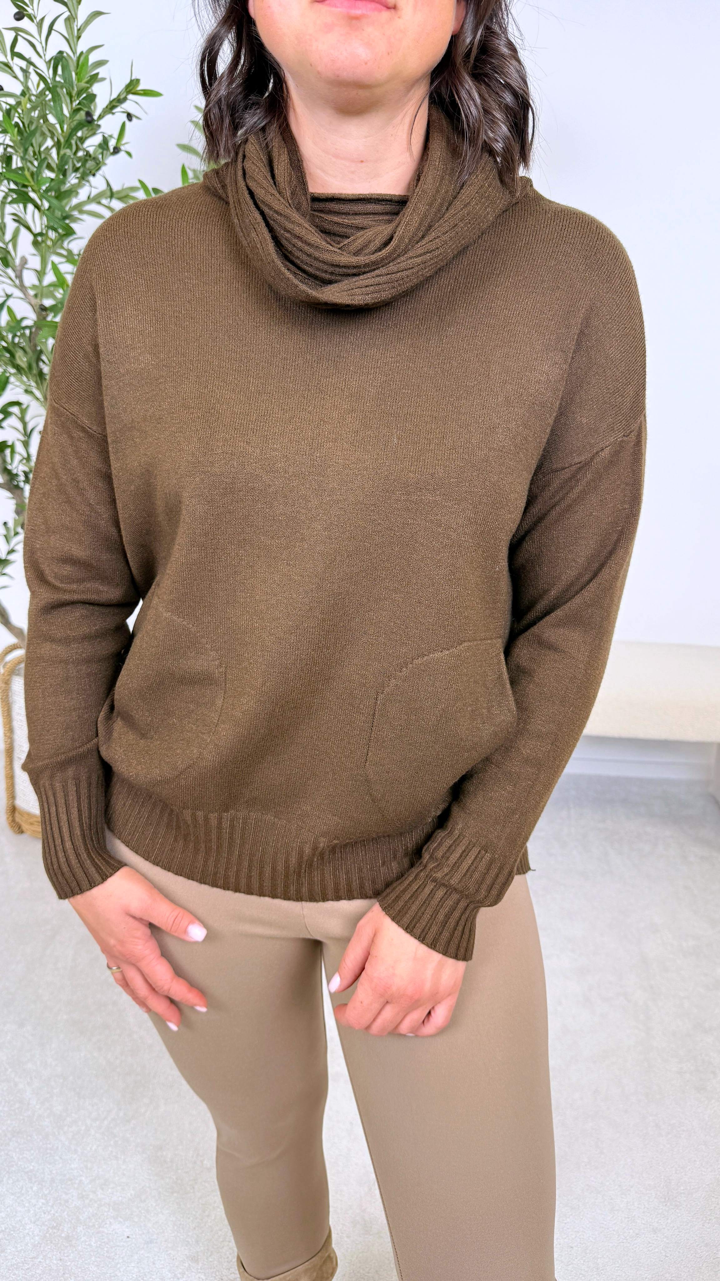 Rollkragenpullover Tabarca *Schoko* - Power of Princess