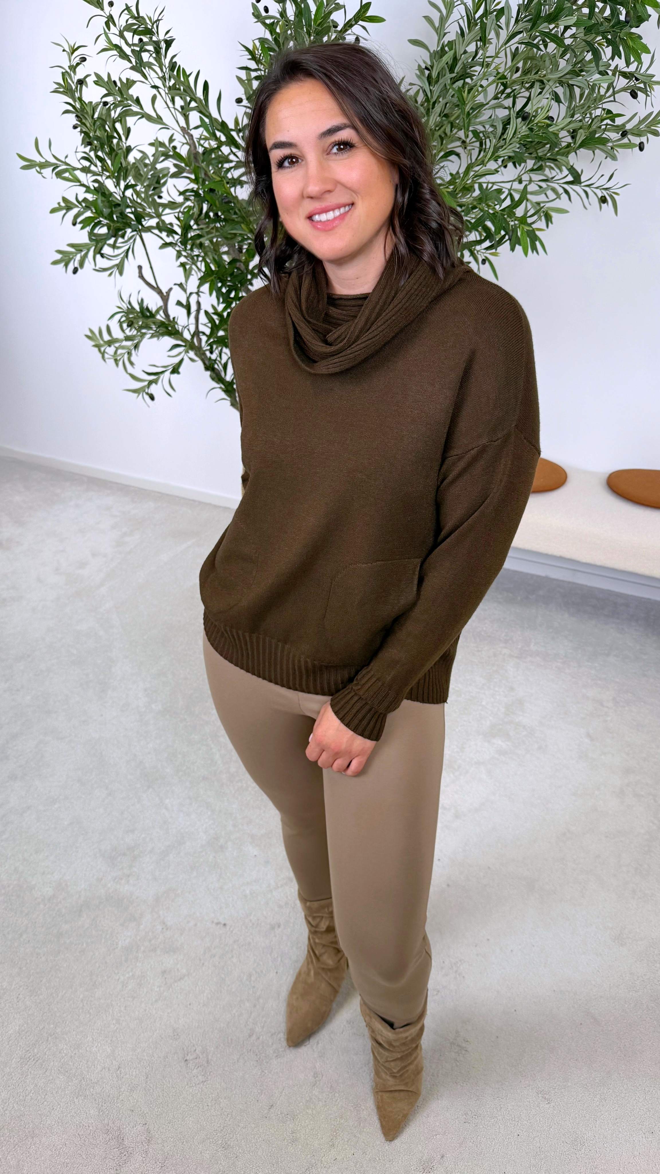 Rollkragenpullover Tabarca *Schoko* - Power of Princess