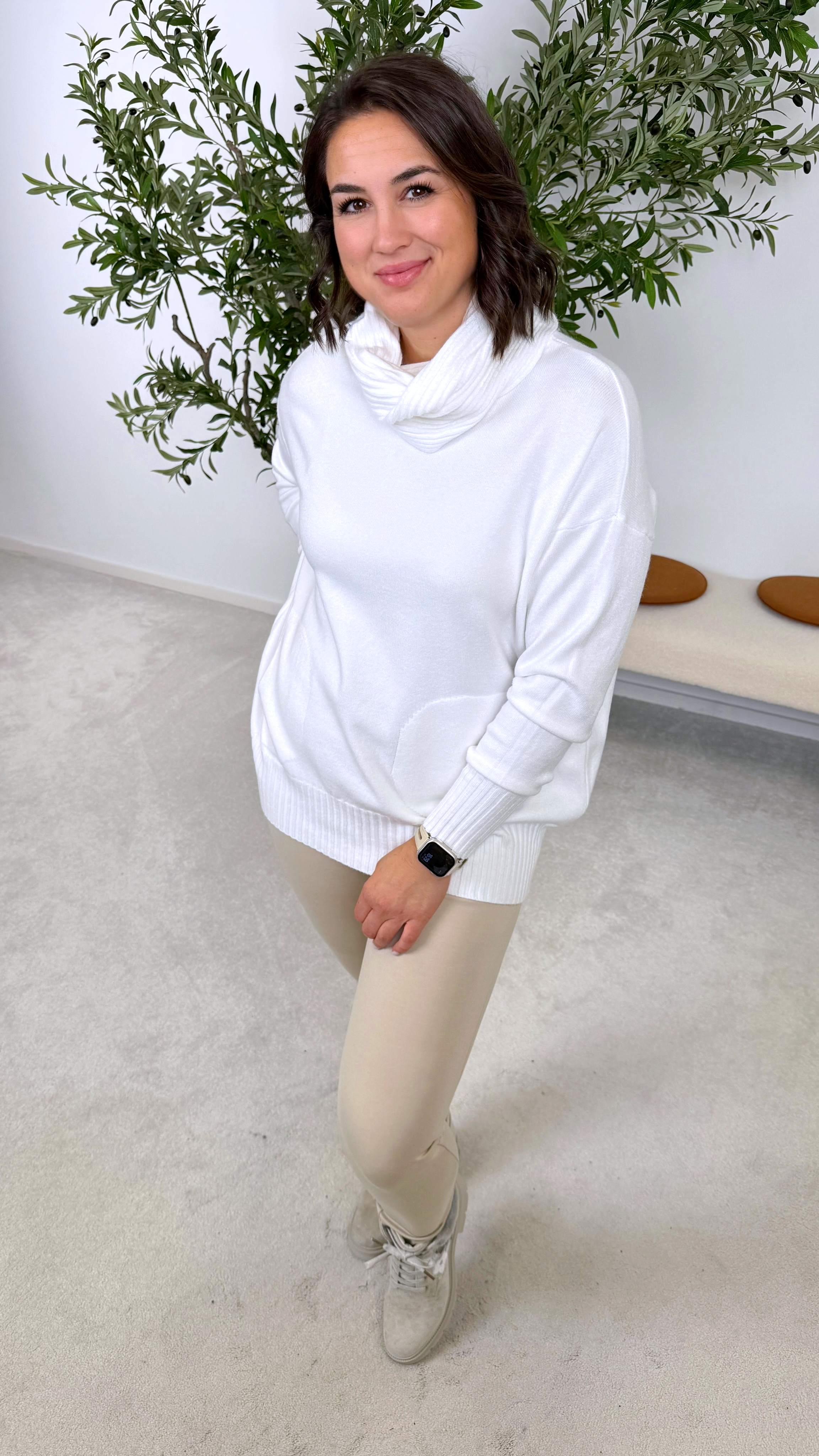 Rollkragenpullover Tabarca *Weiß* - Power of Princess