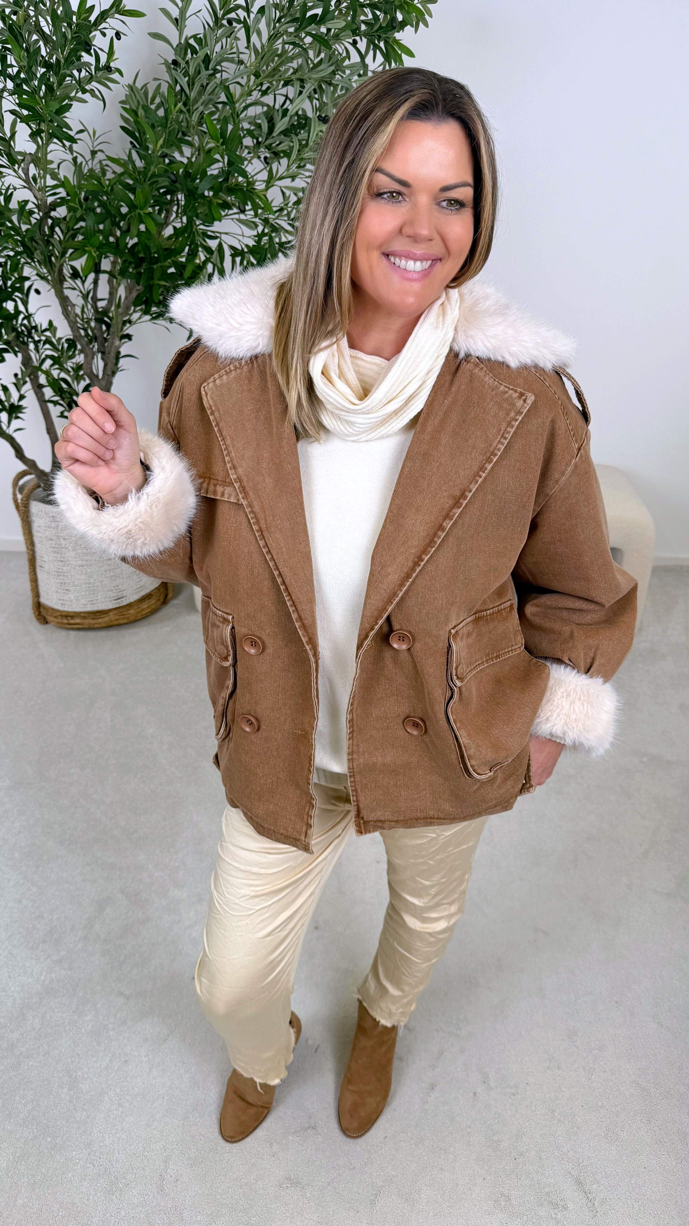 Jacke Caramel Cozy