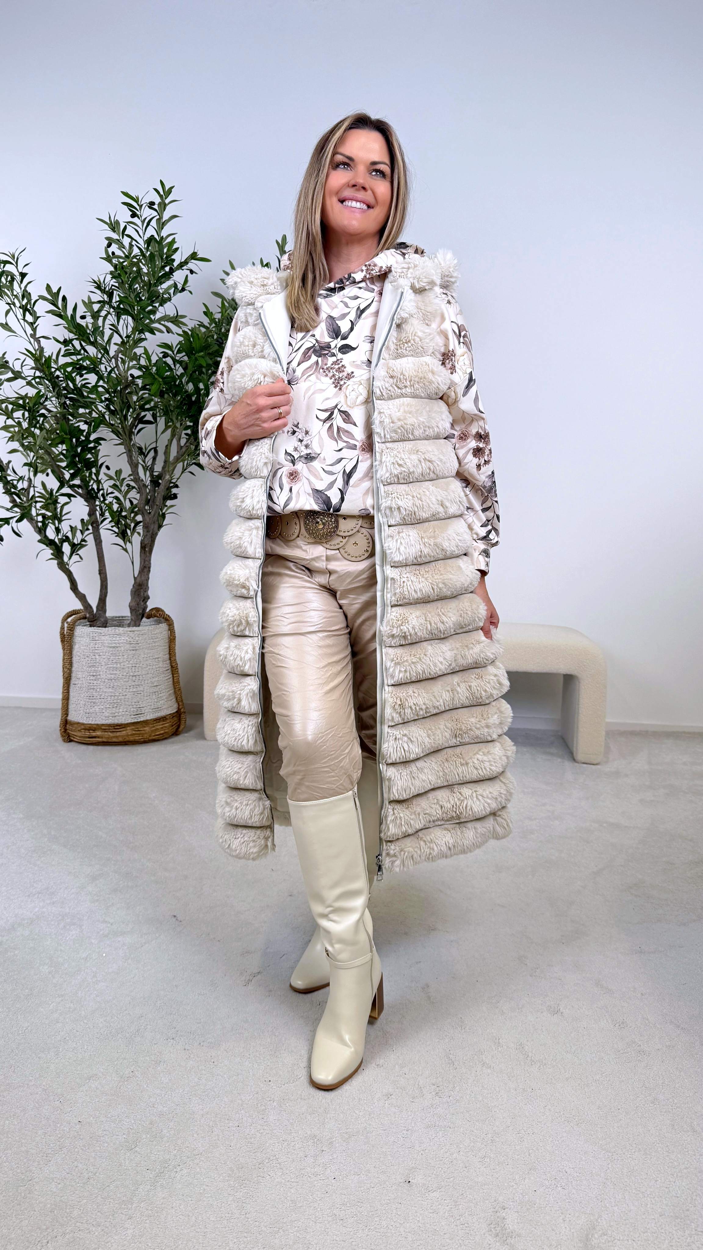 Lange Weste Pureline (3 Farben)