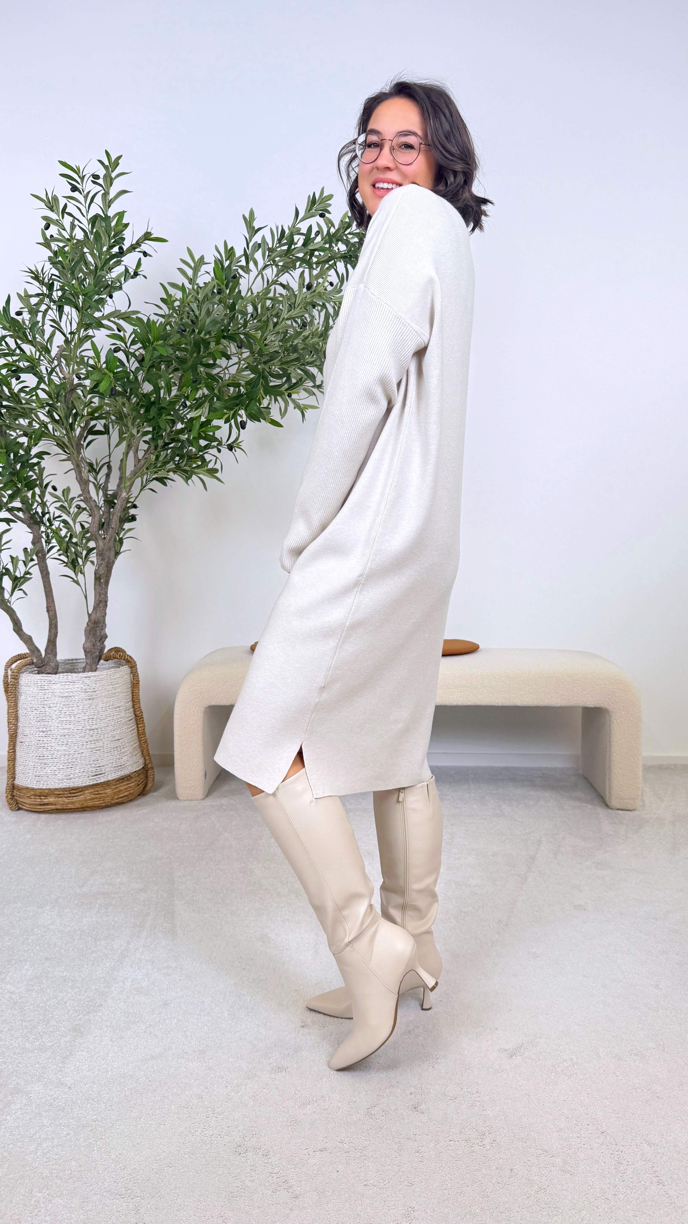 Strickkleid Pure Line *Beige*