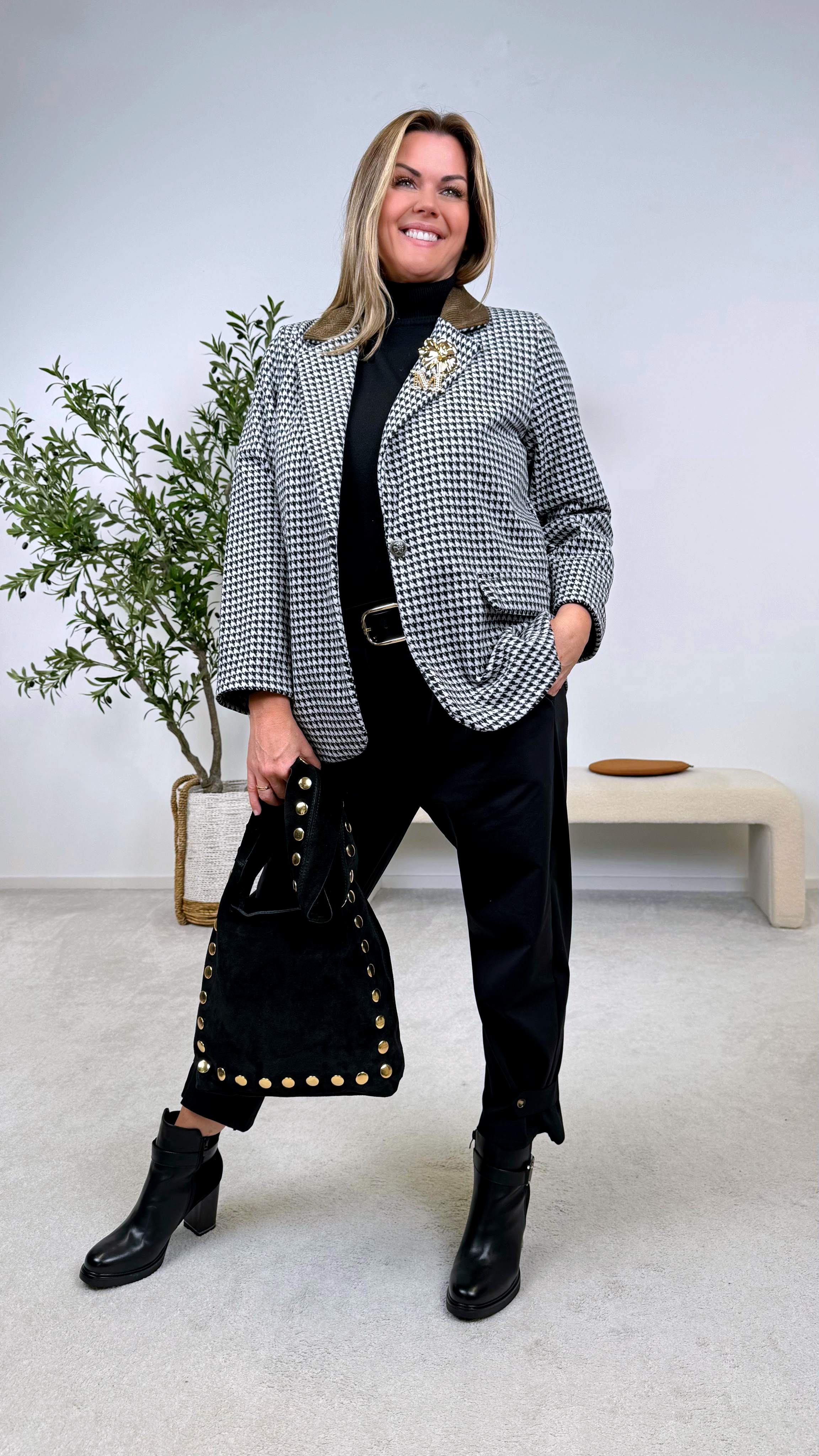 Blazer Square Diamond *Hahnentritt*