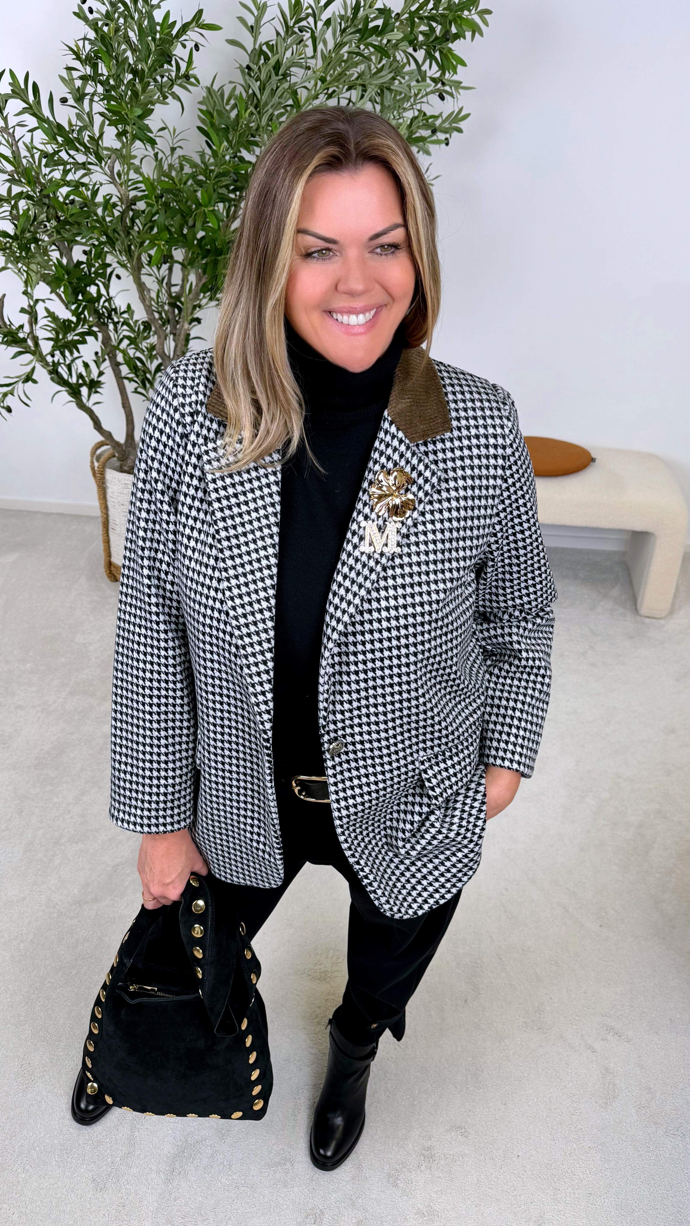 Blazer Square Diamond *Hahnentritt*