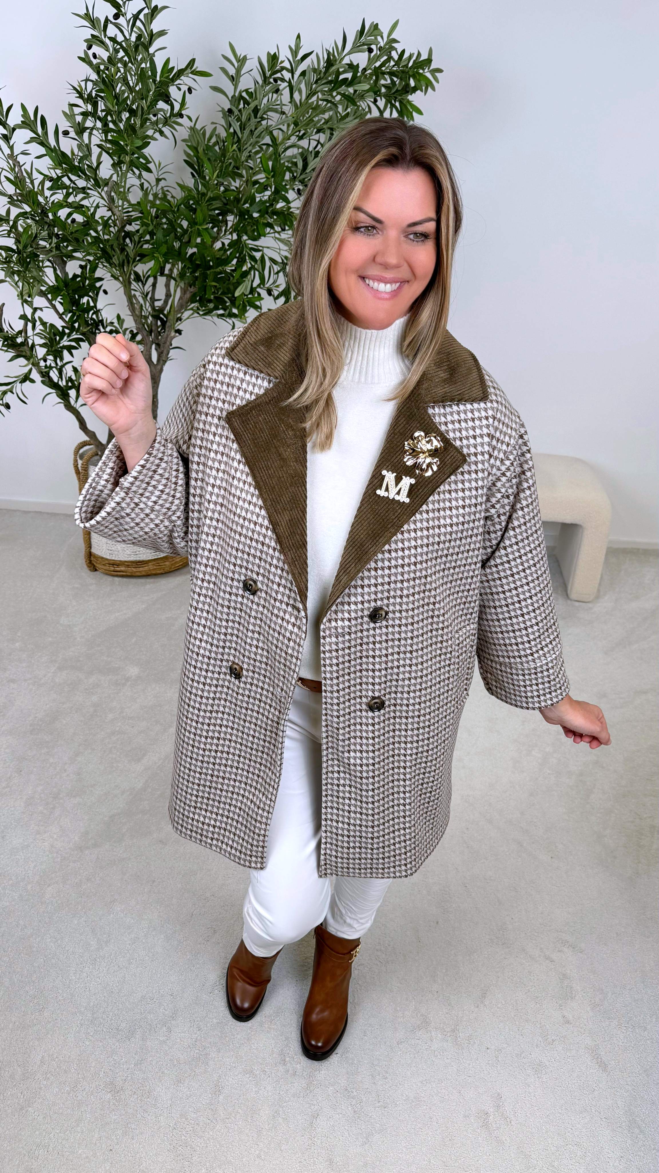 Mantel Vintage Attitude * Camel*