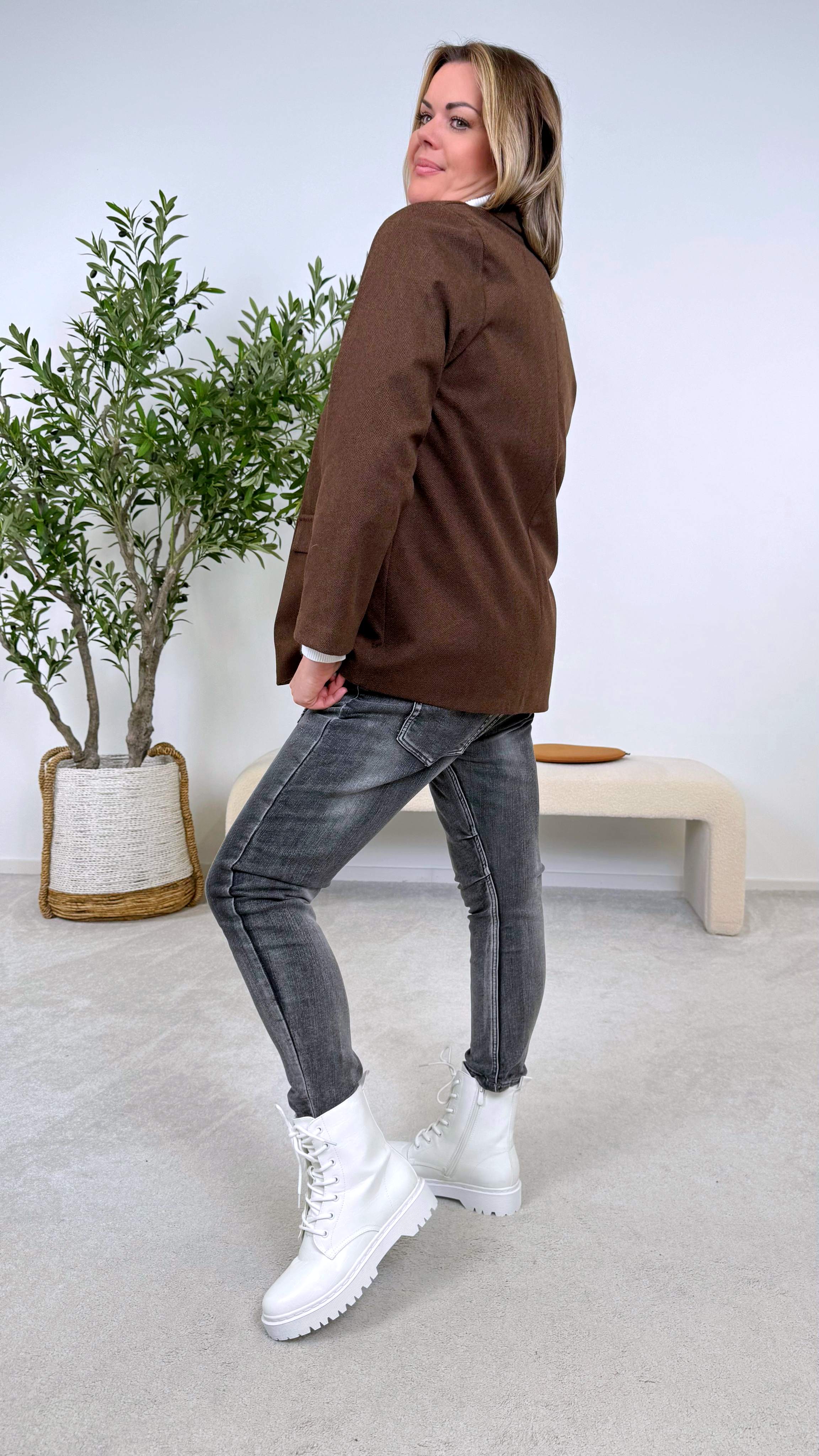 Blazer Crest & Heart *Schoko*