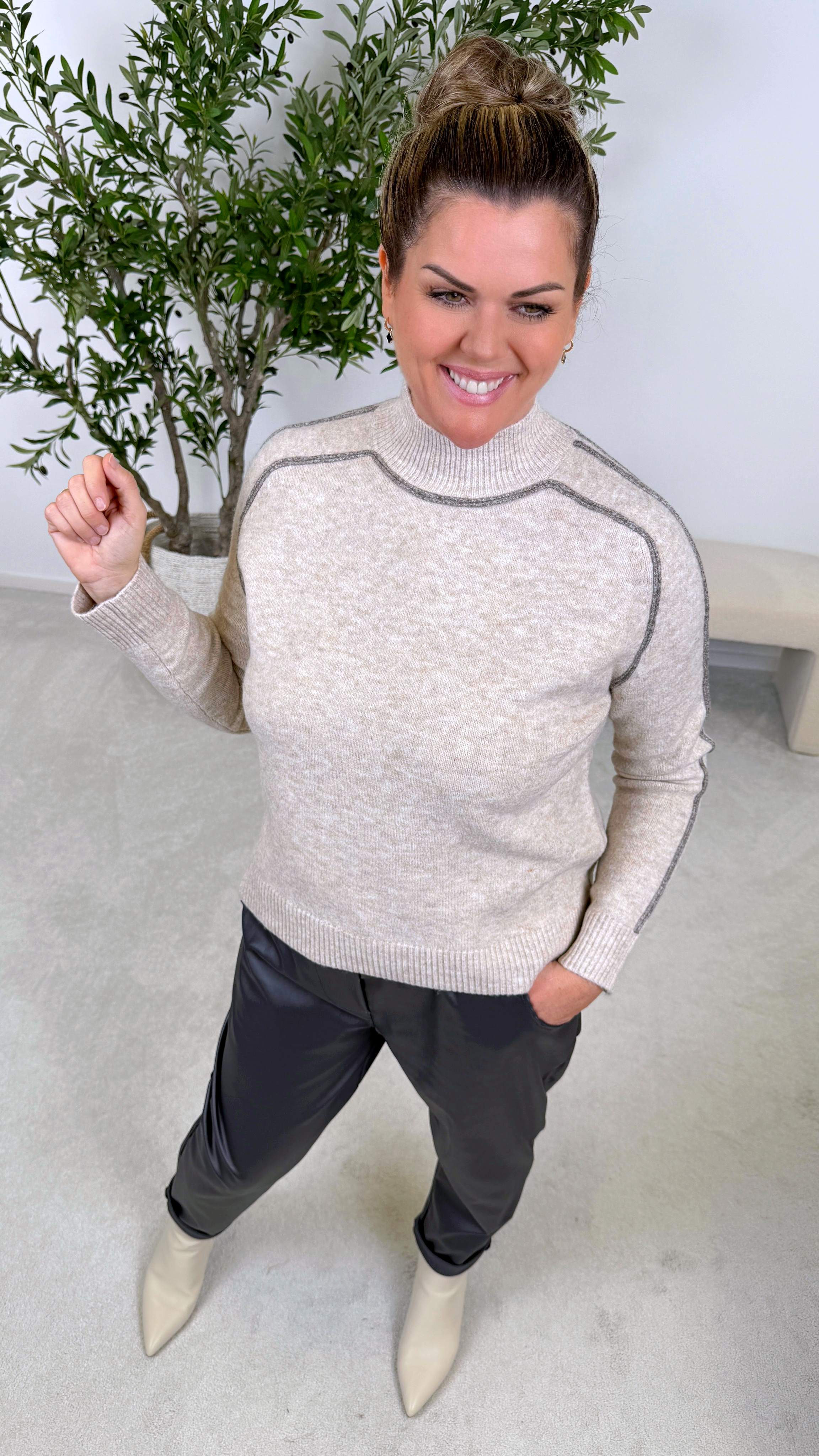 Strickpullover Louna *Beige*