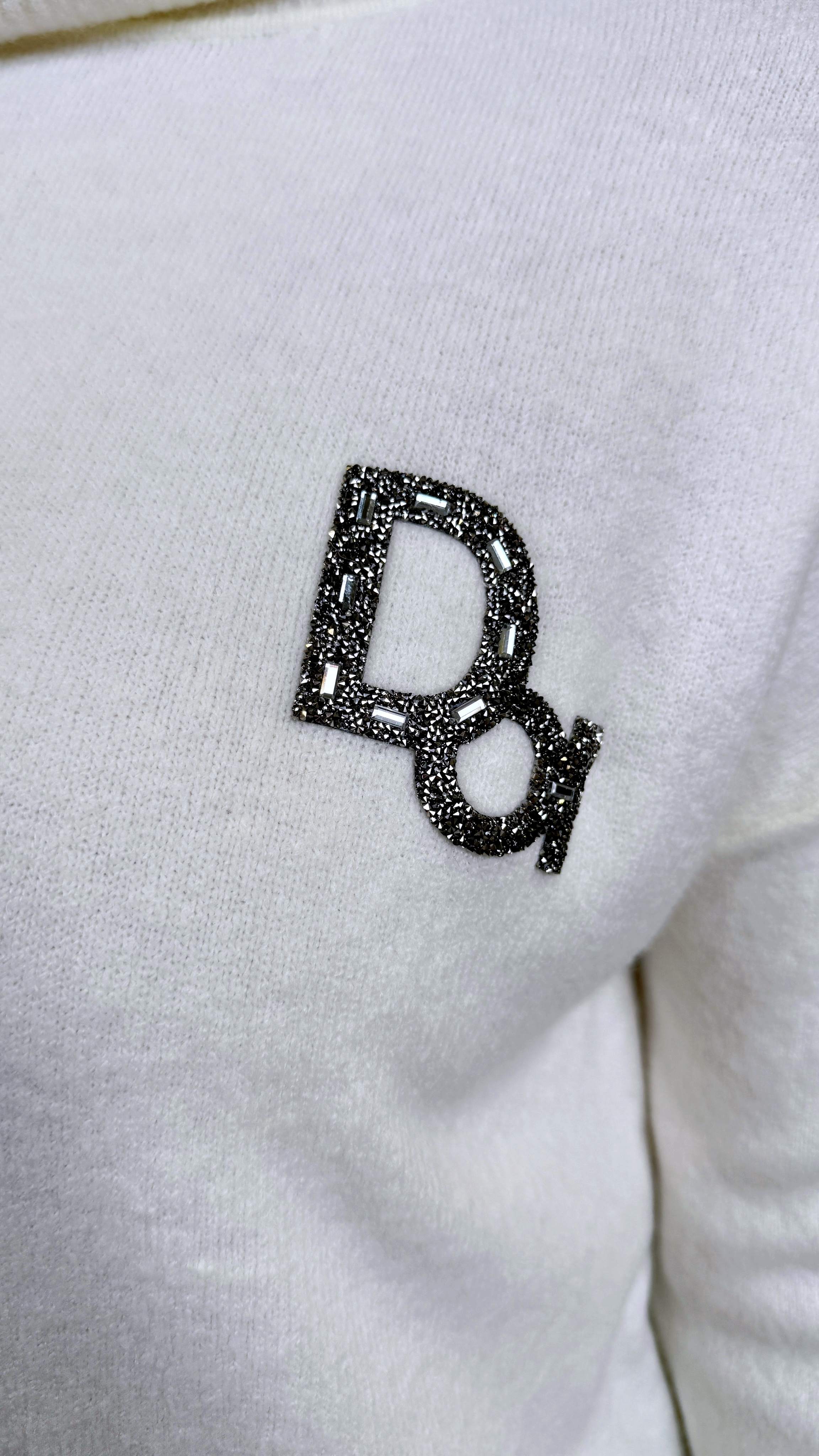 Long-Pullover Glow Vibe *Weiß*