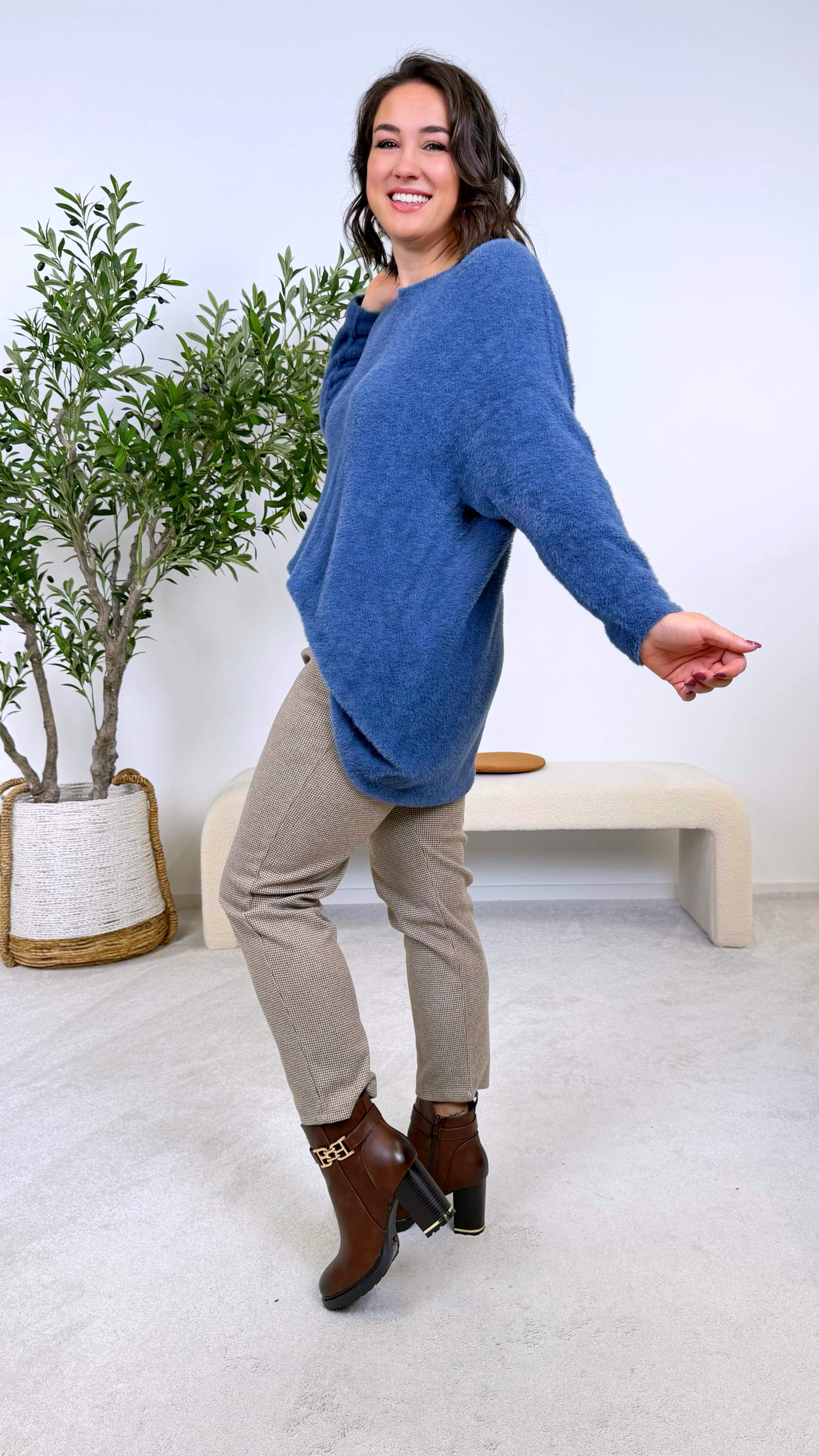 Pullover Misty Touch *Blau*