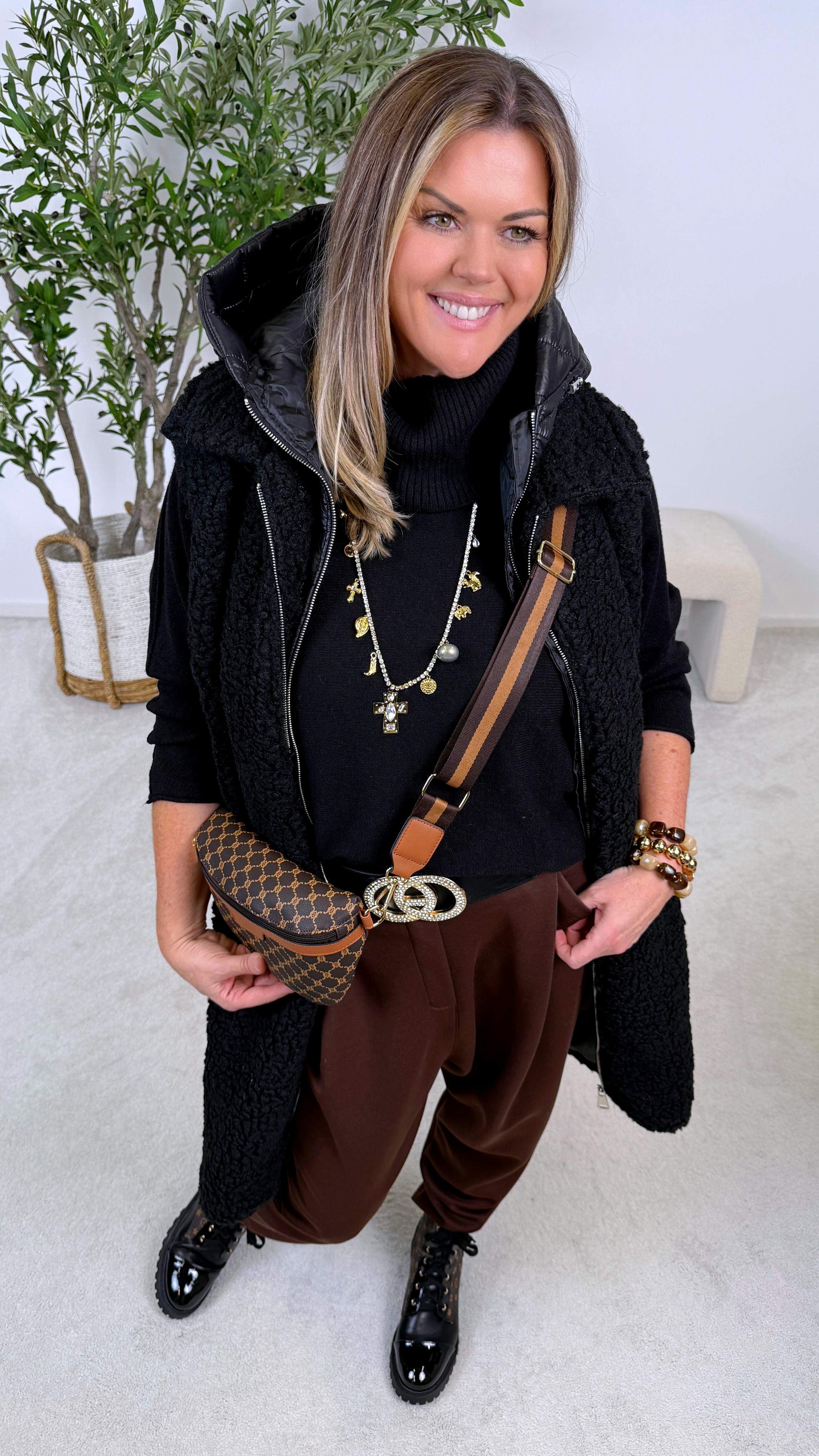 Weste Cozy Couture *Schwarz*