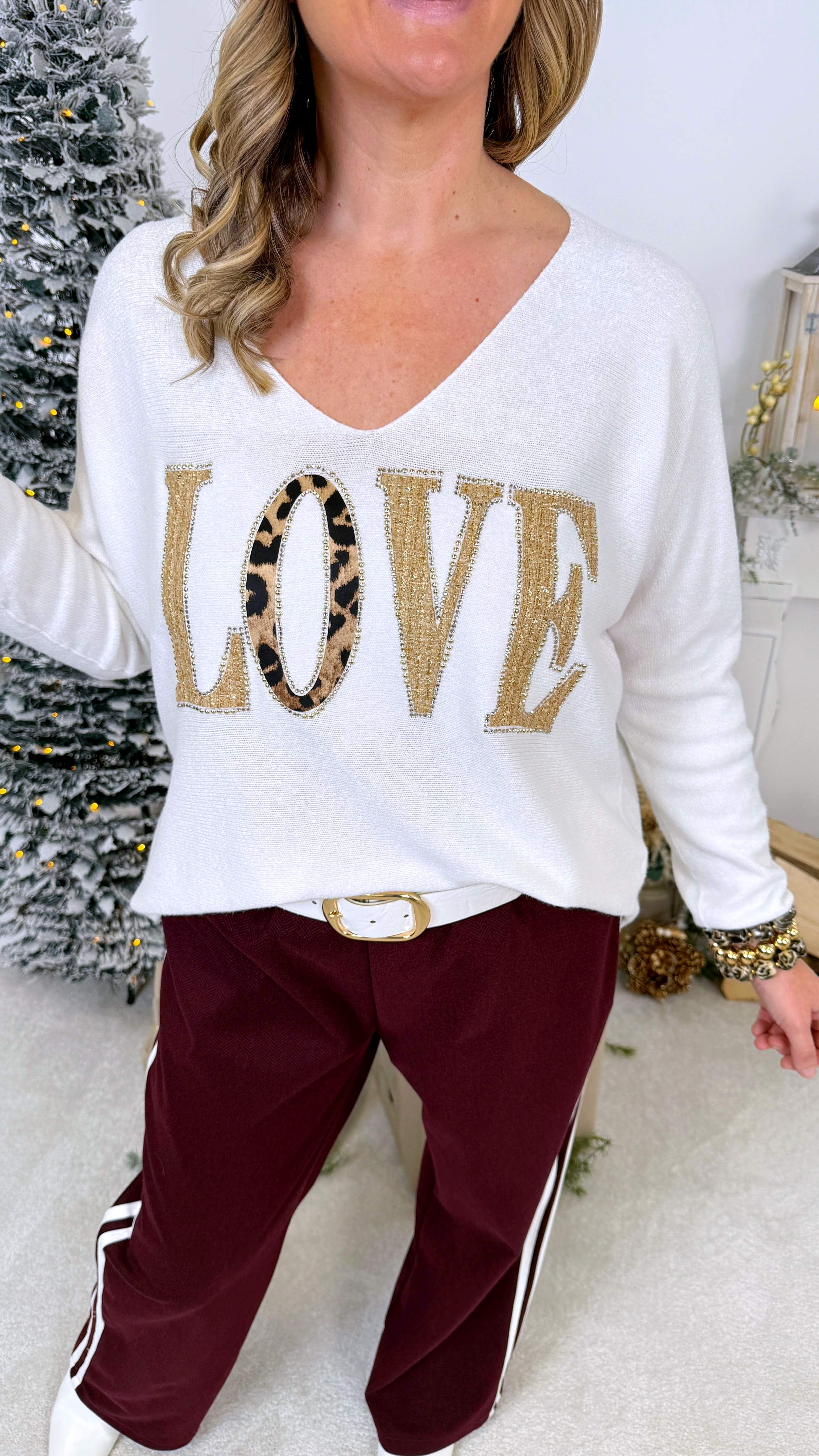 Pullover Love Deluxe *Weiß*