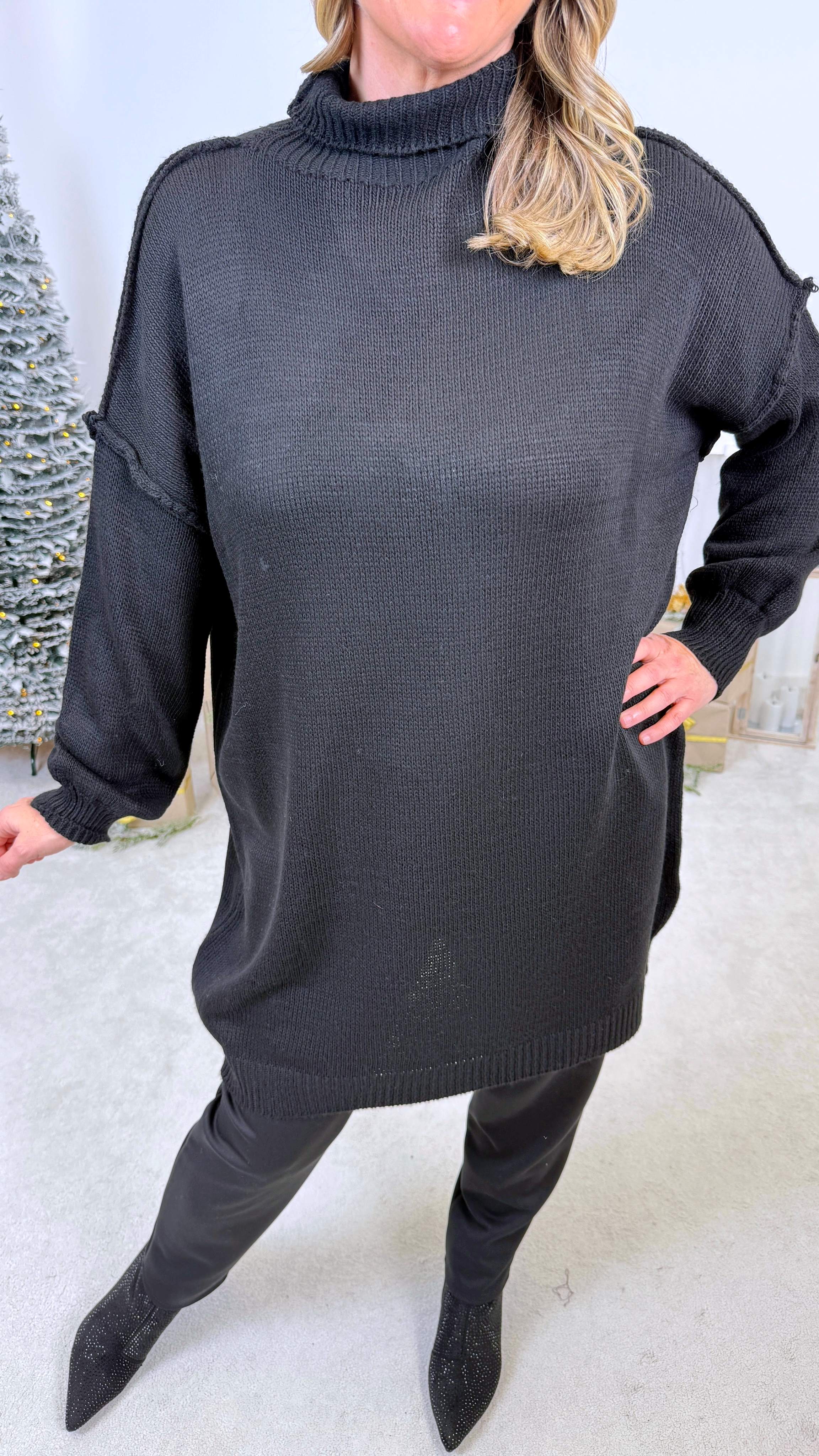 Strickkleid Novera *Schwarz*