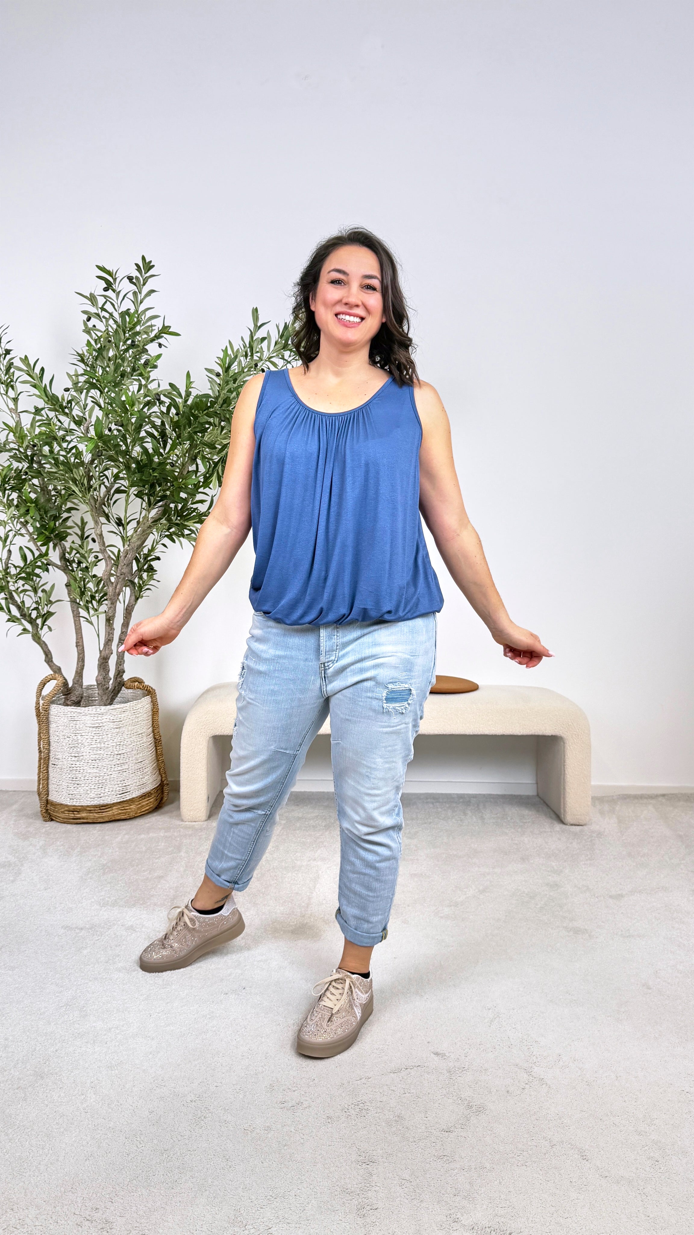 Top Clara *Dunkelblau*