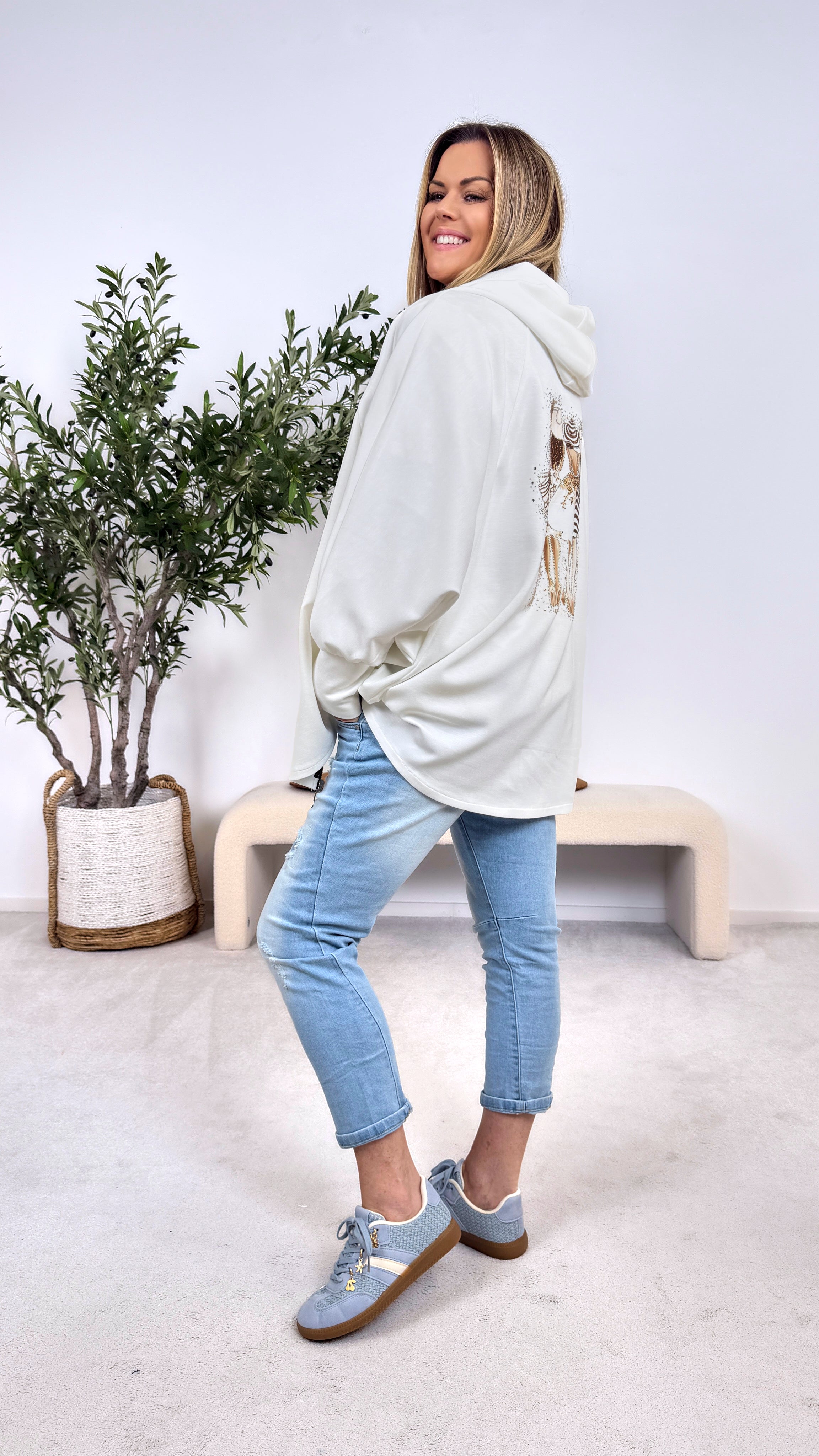 Sweatjacke Girls Night *Weiß*