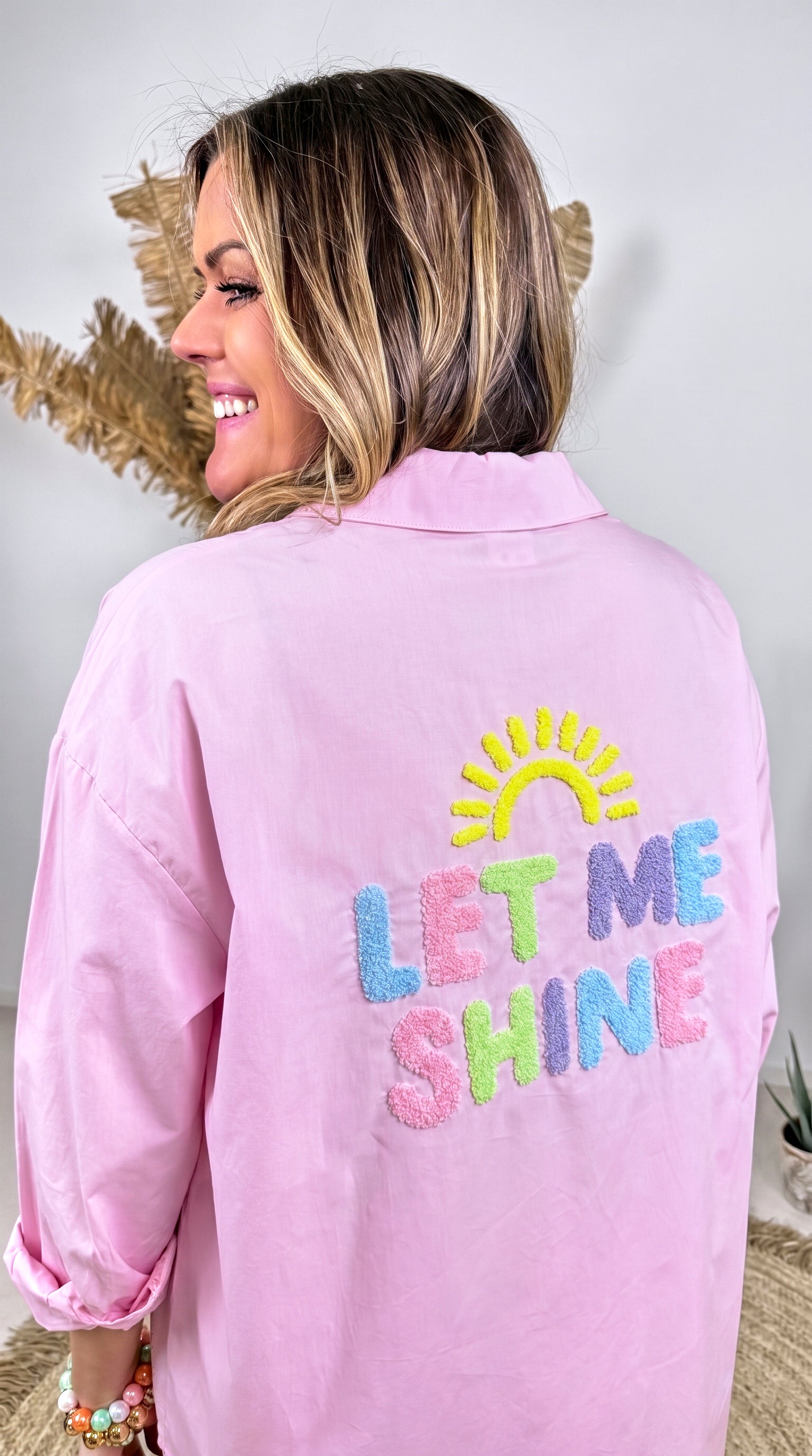 Bluse Let me Shine *Rosa*