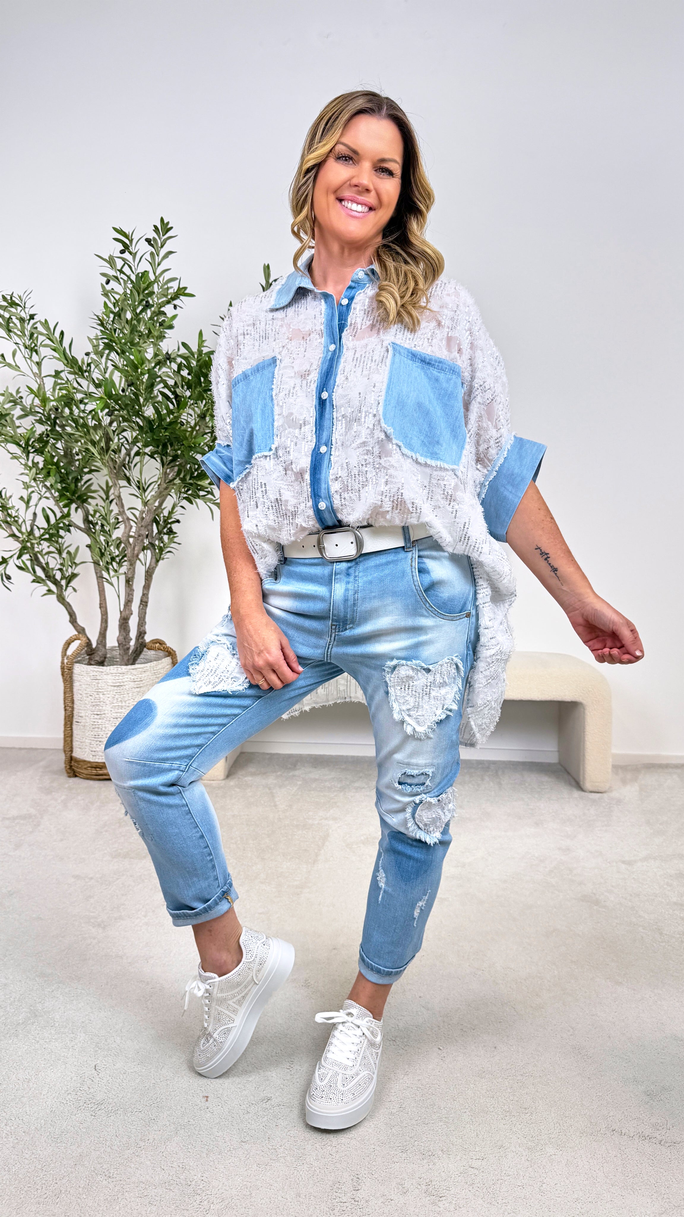 Jeans Sparkle Stitch (SW1952)