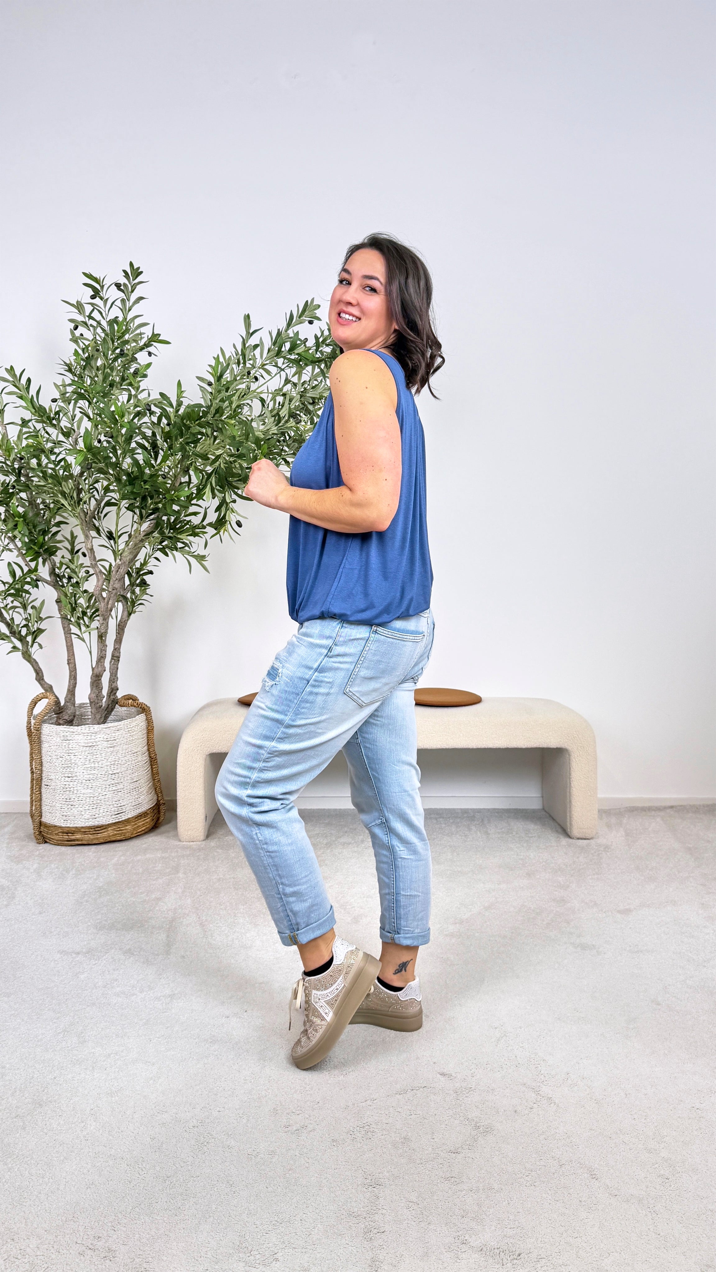 Top Clara *Dunkelblau*