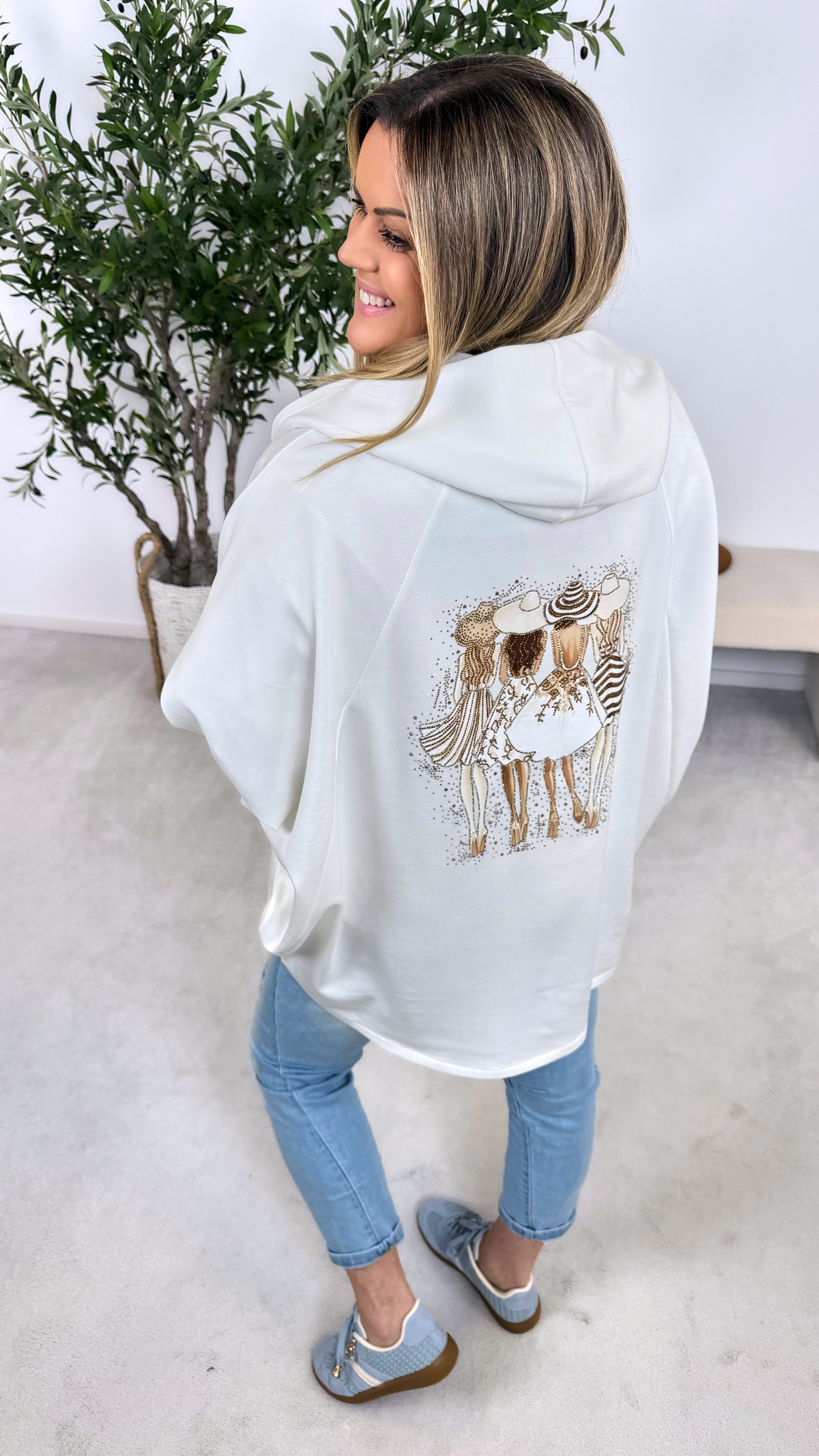 Sweatjacke Girls Night *Weiß*