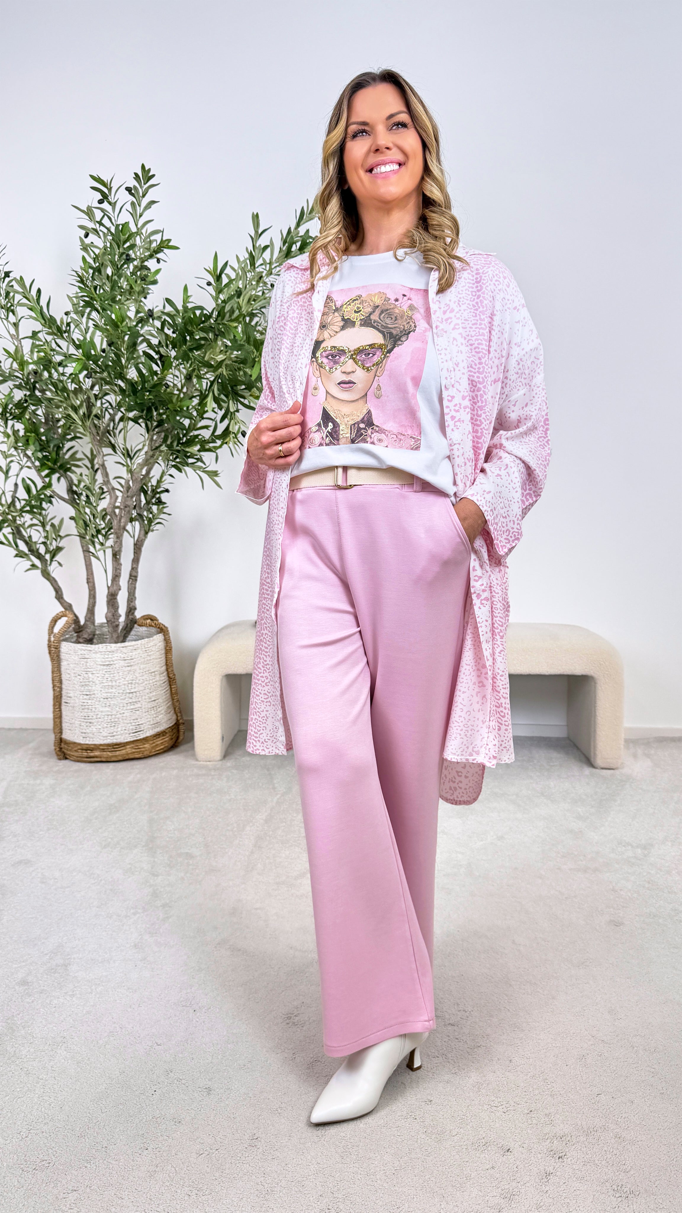 Blusen-Kleid Trend Queen *Rosa*