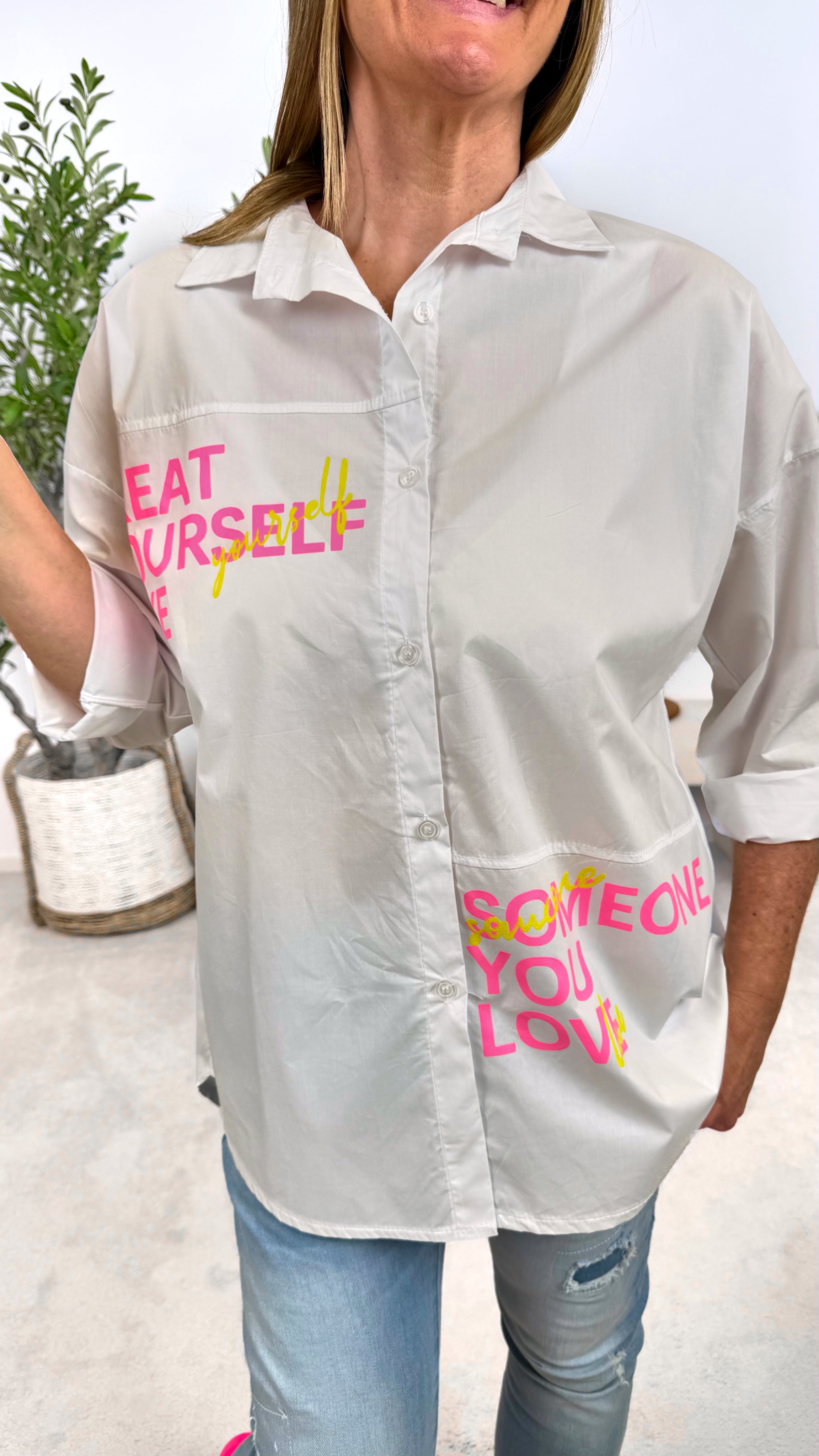 Bluse Treat Yourself *Weiß*