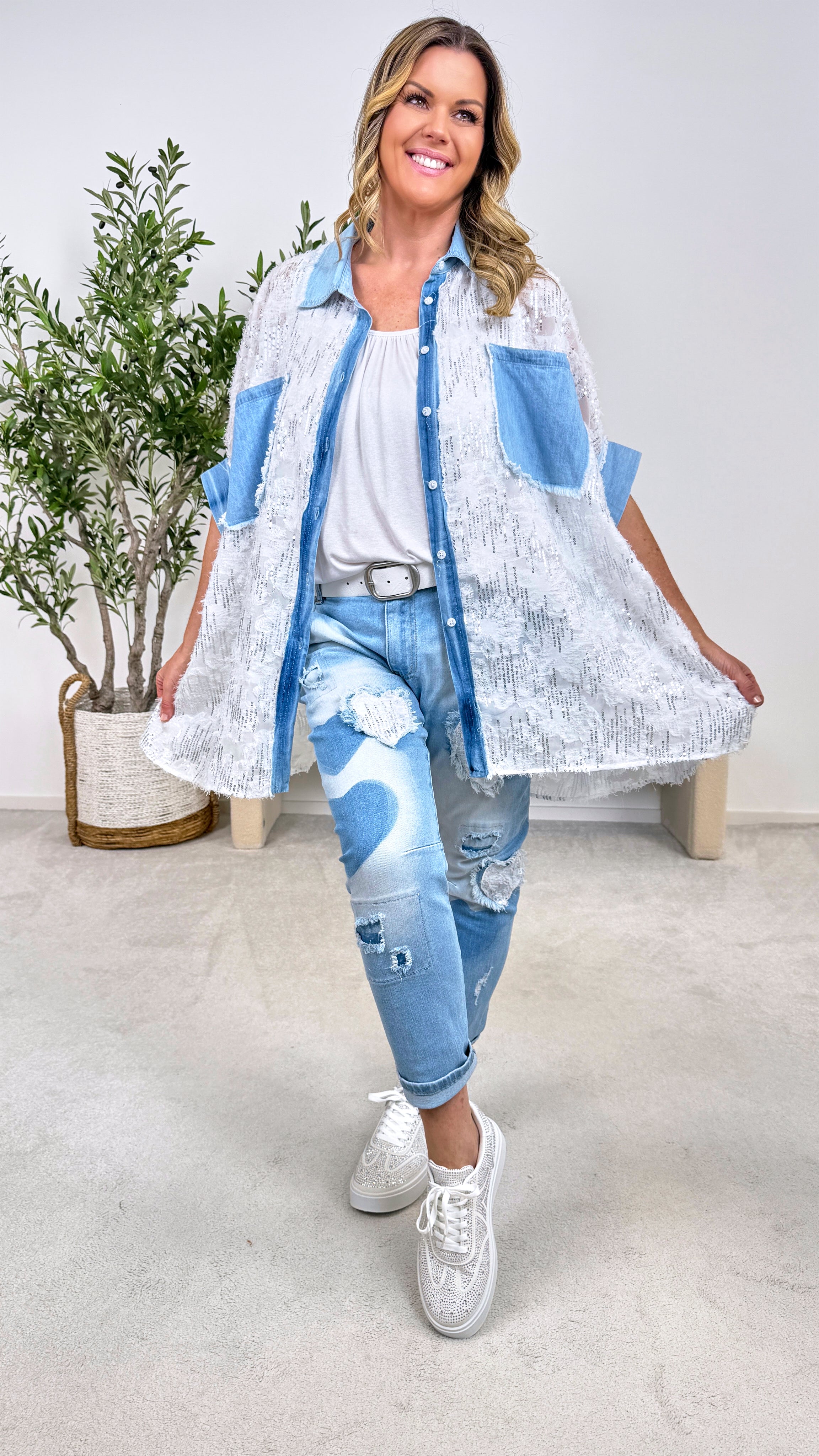 Jeans Sparkle Stitch (SW1952)