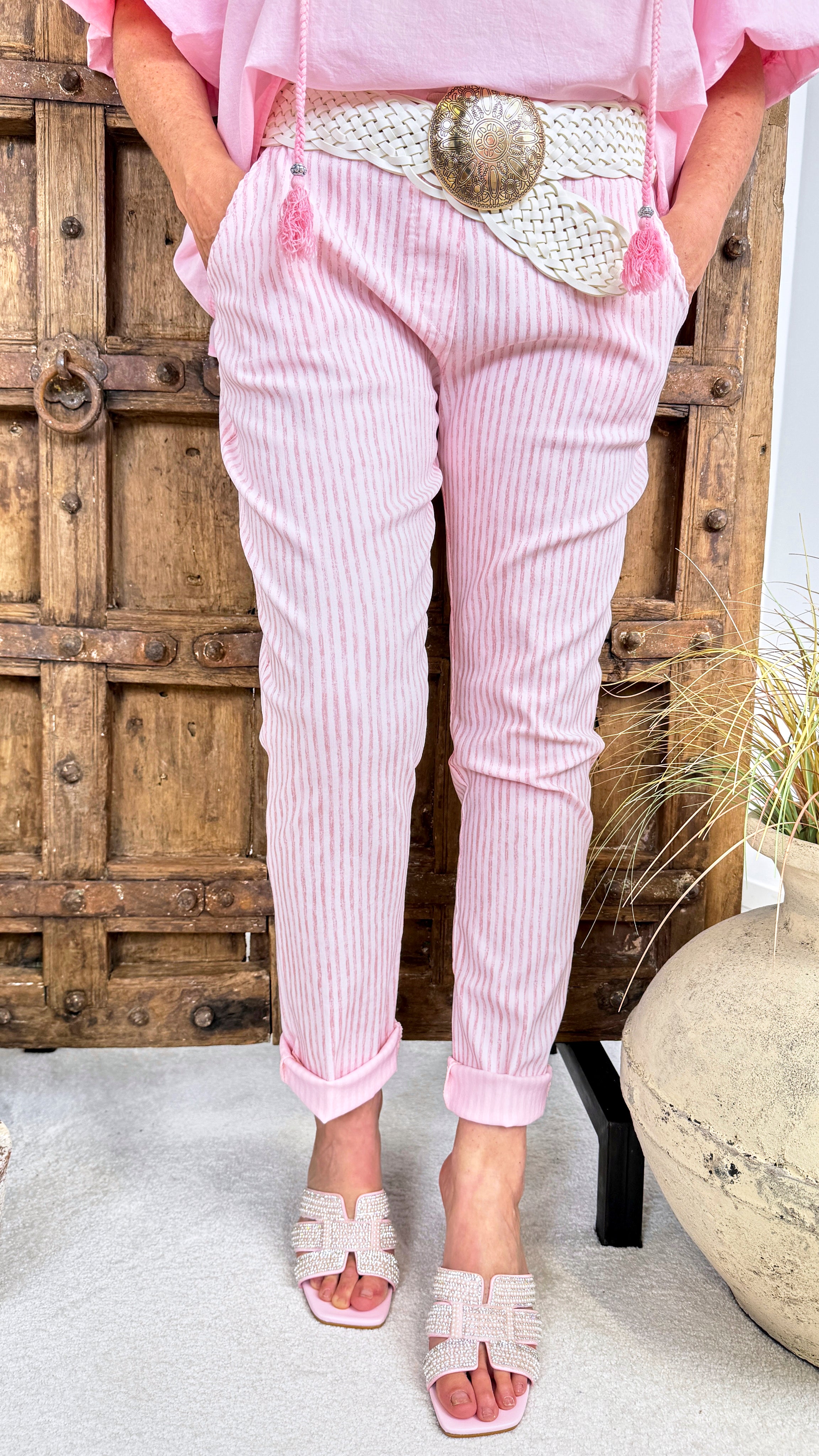 Jogpants Stripe Love *Rosa*