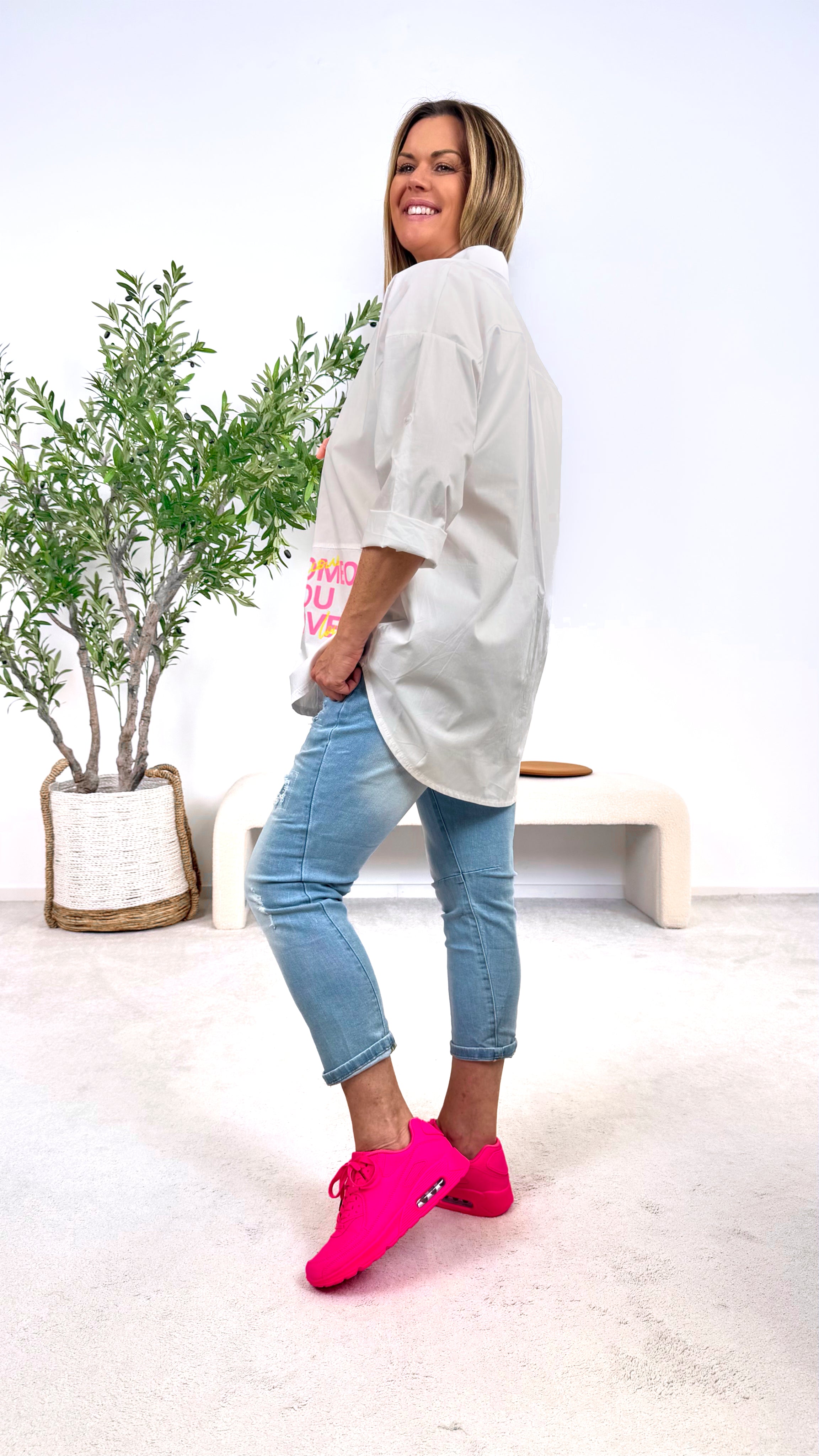 Bluse Treat Yourself *Weiß*