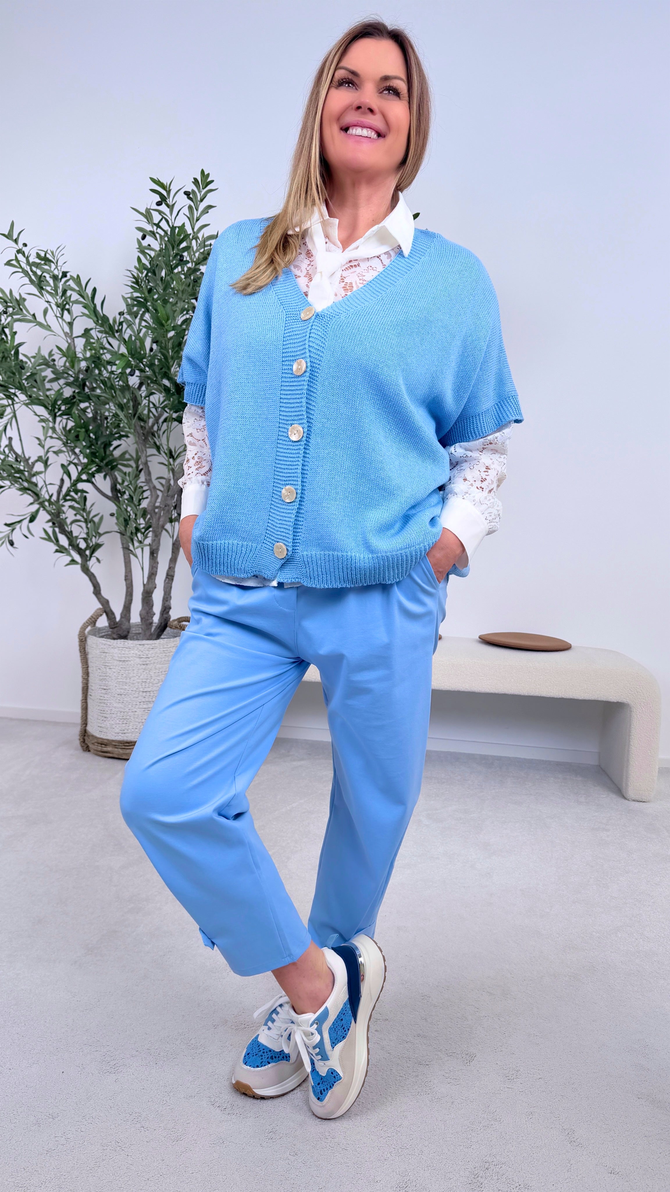 Hose Daily Flow *Hellblau*