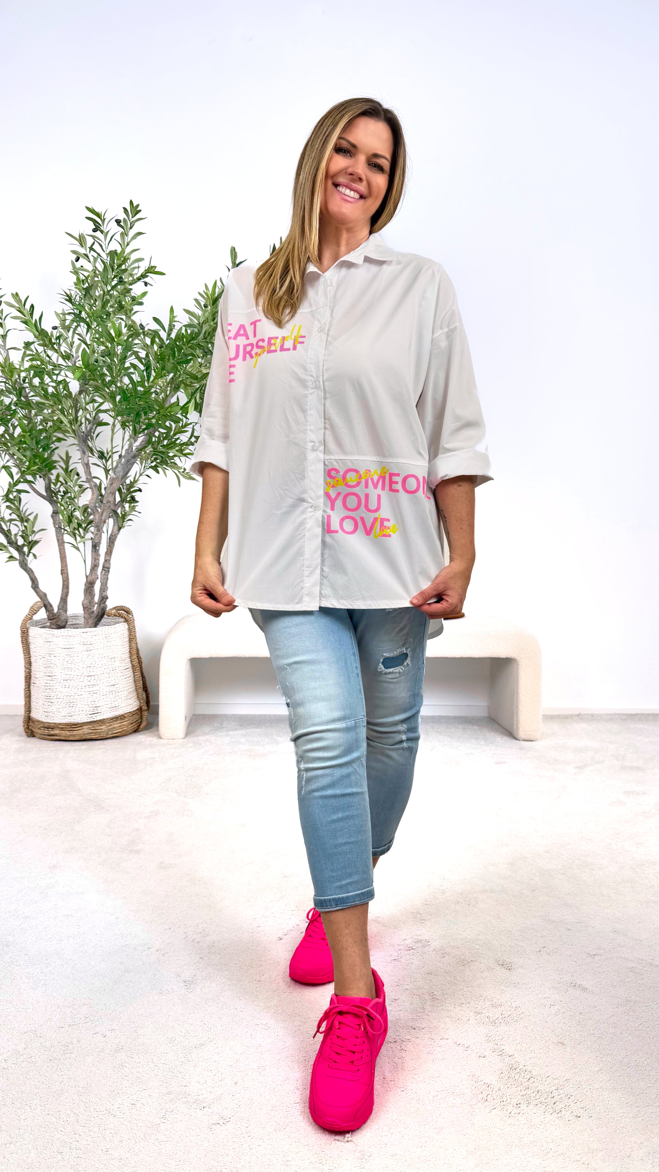 Bluse Treat Yourself *Weiß*