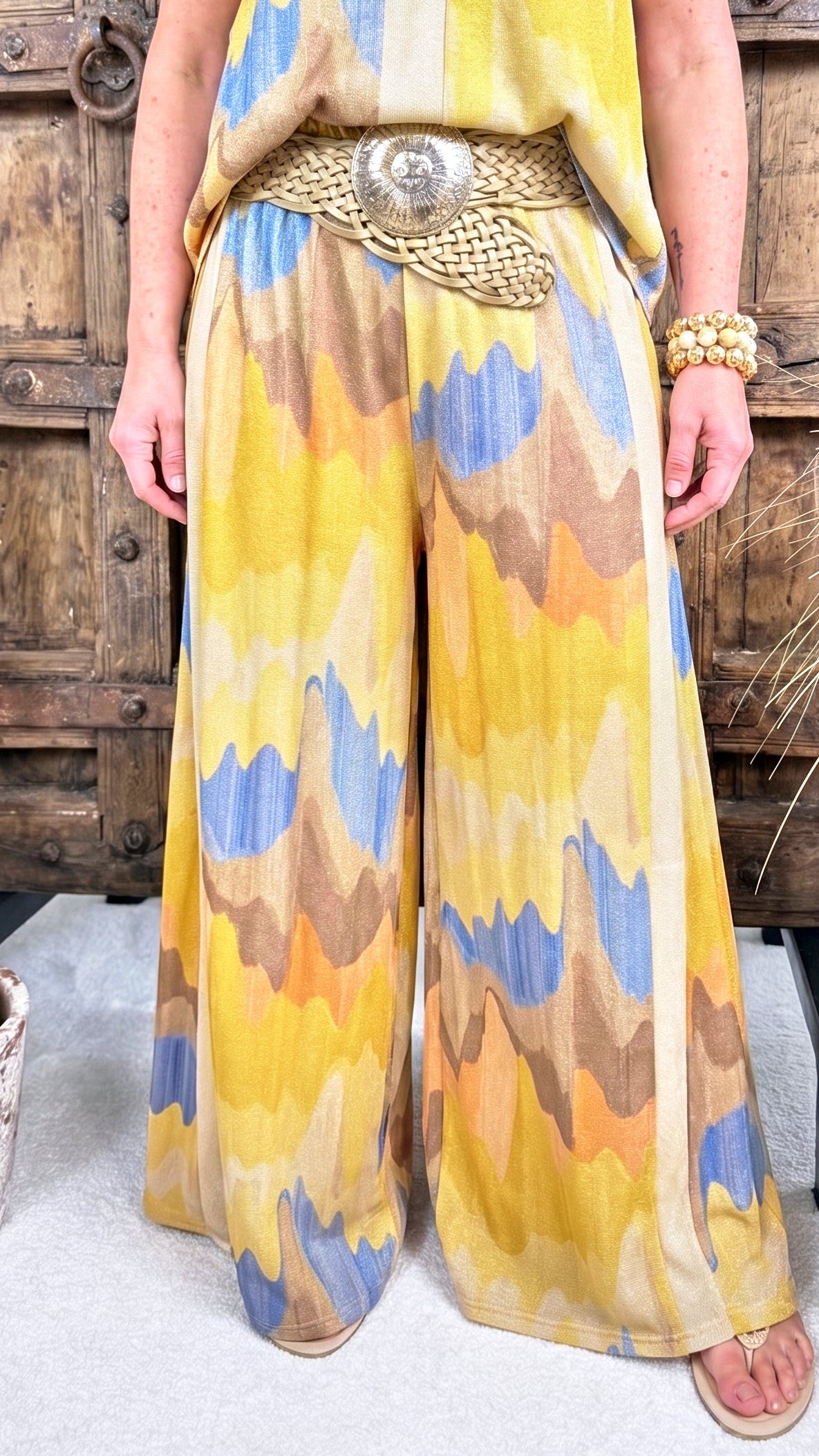 Weite Hose Dreamy Motion *Gelb*