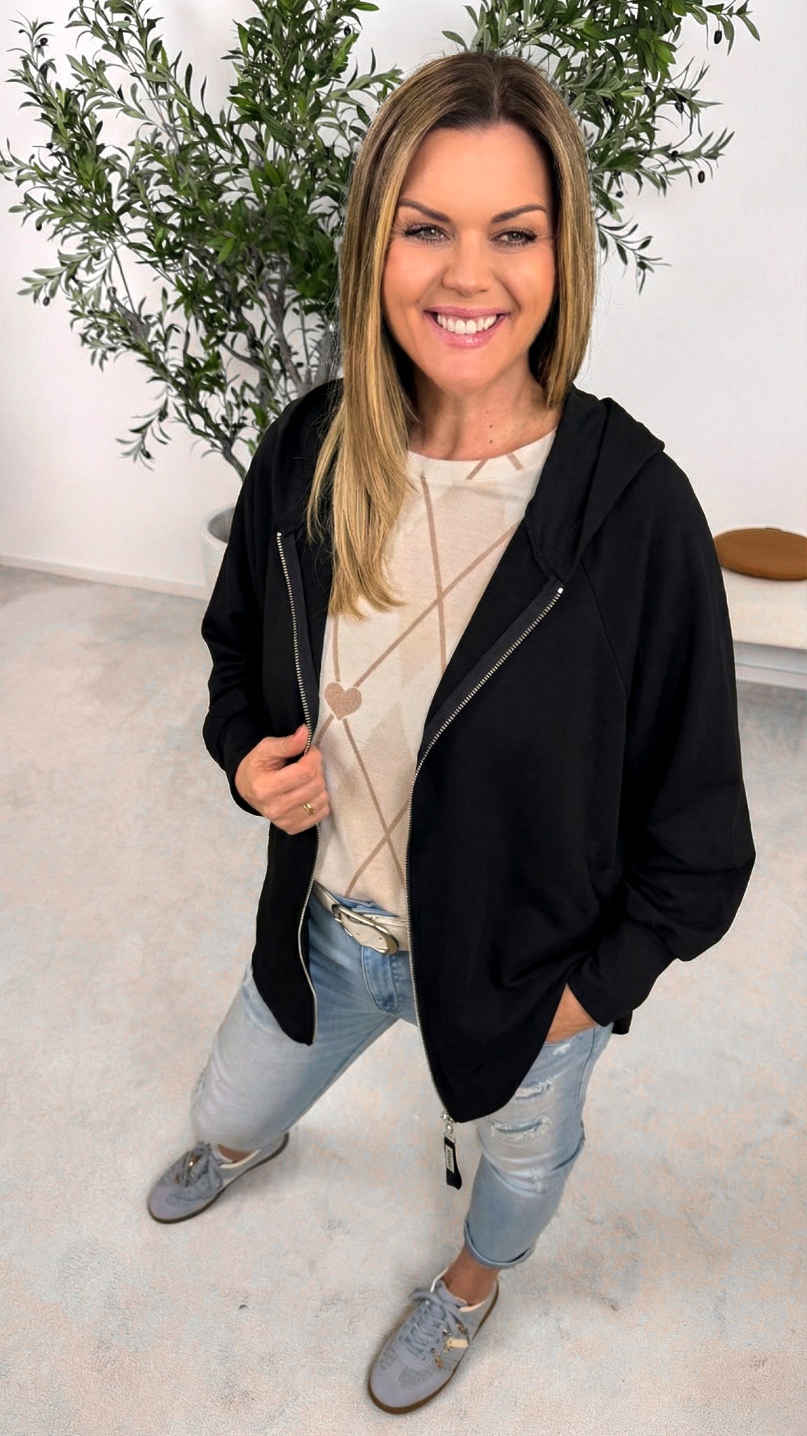 Sweatjacke Girls Night *Schwarz*