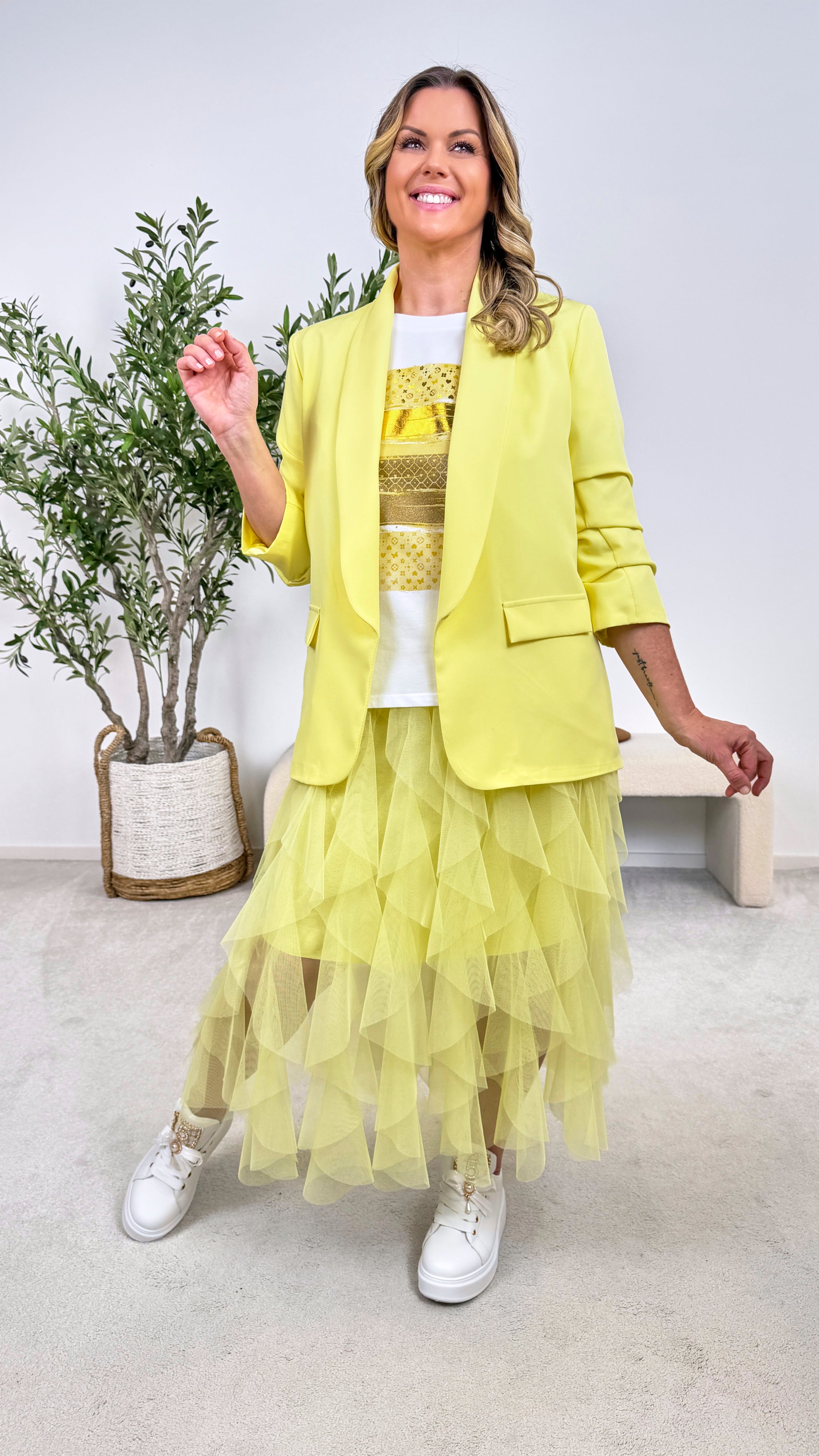 Blazer Strong Woman *Gelb*