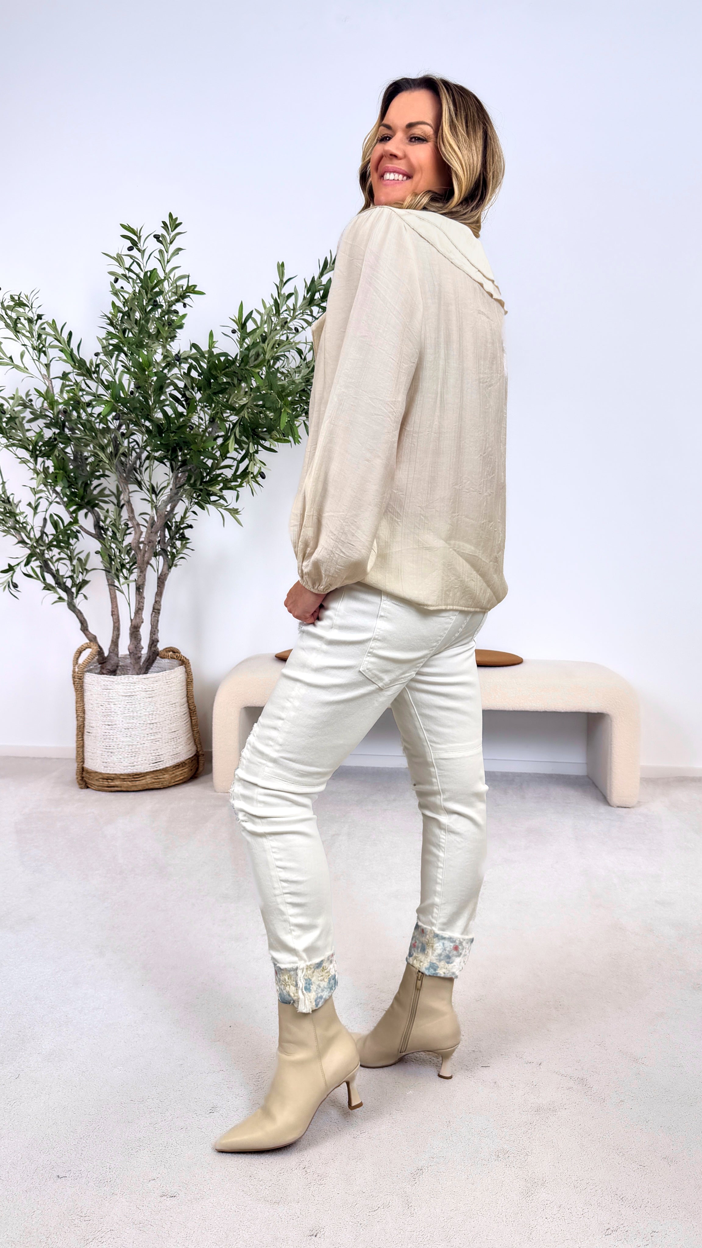 Bluse Pure Spring *Beige*