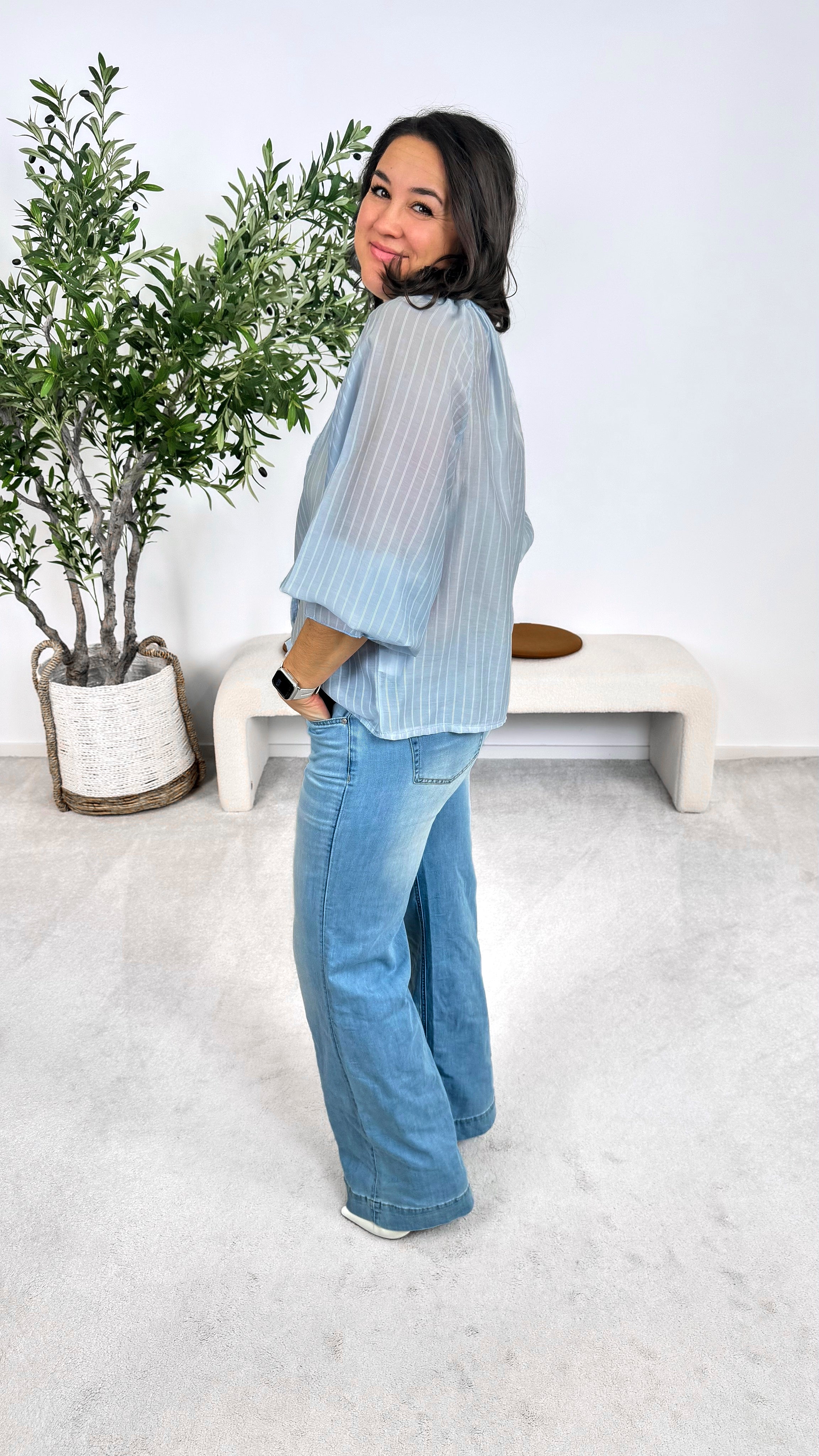 Bluse Seaside Soul *Hellblau*