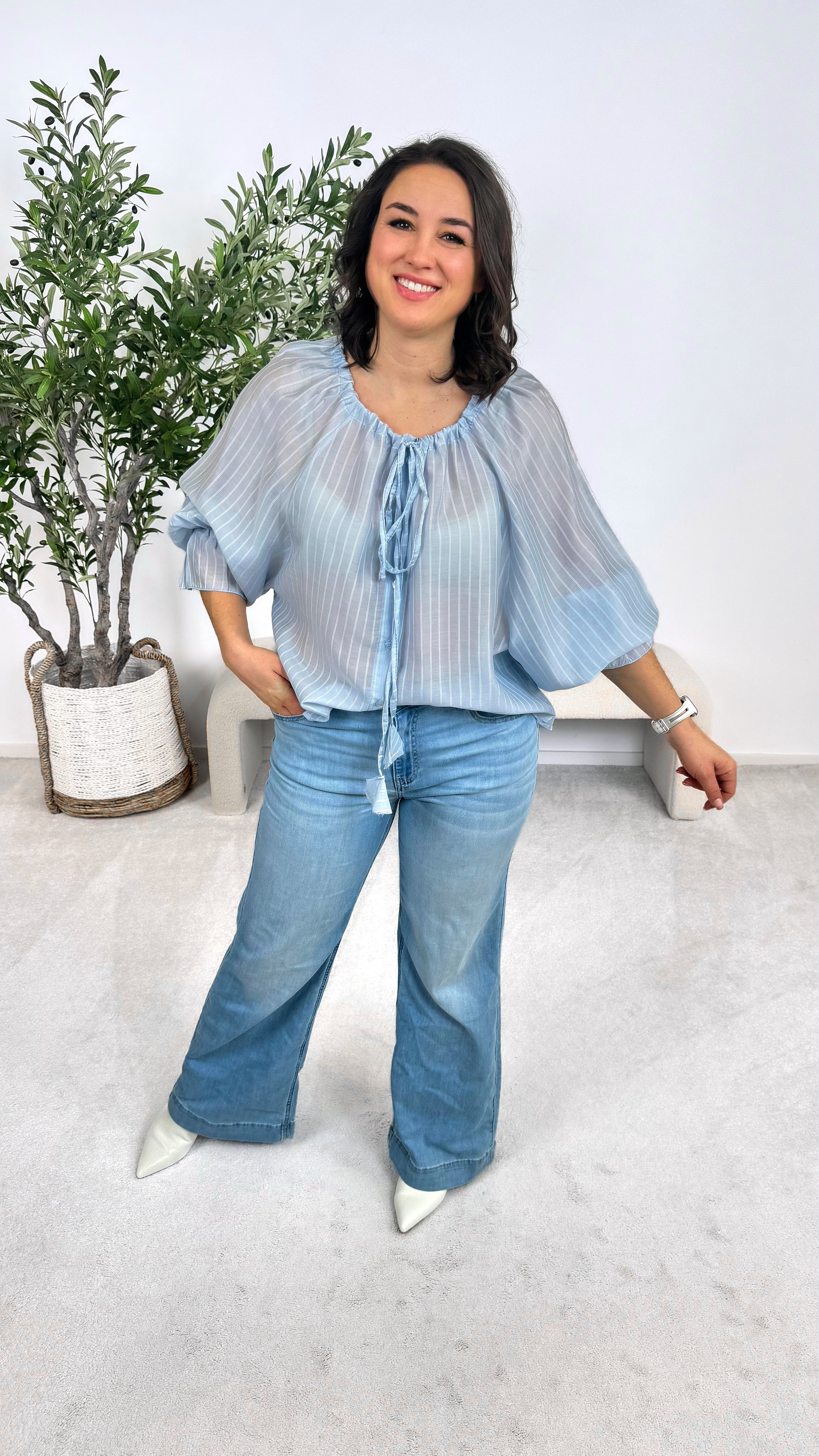 Bluse Seaside Soul *Hellblau*