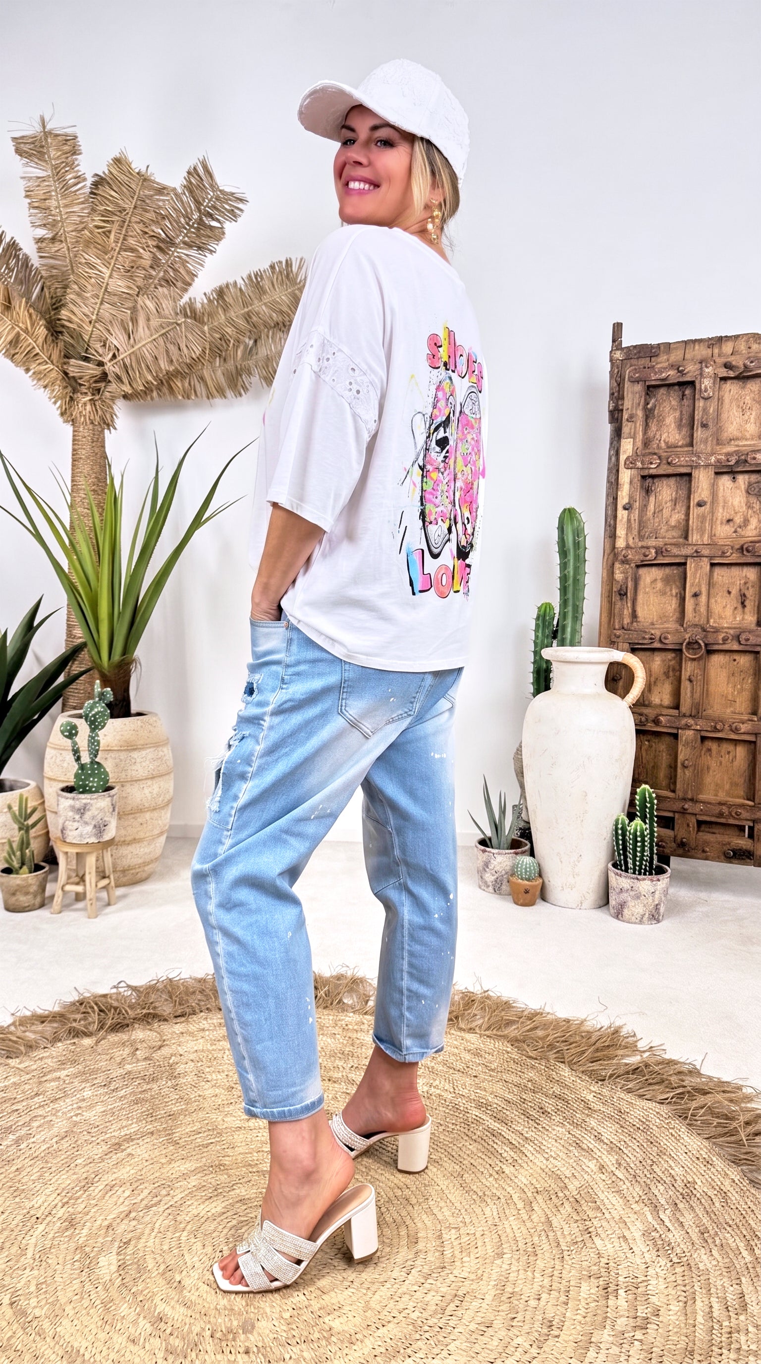 T-Shirt Sweet Sneaker *Weiß*