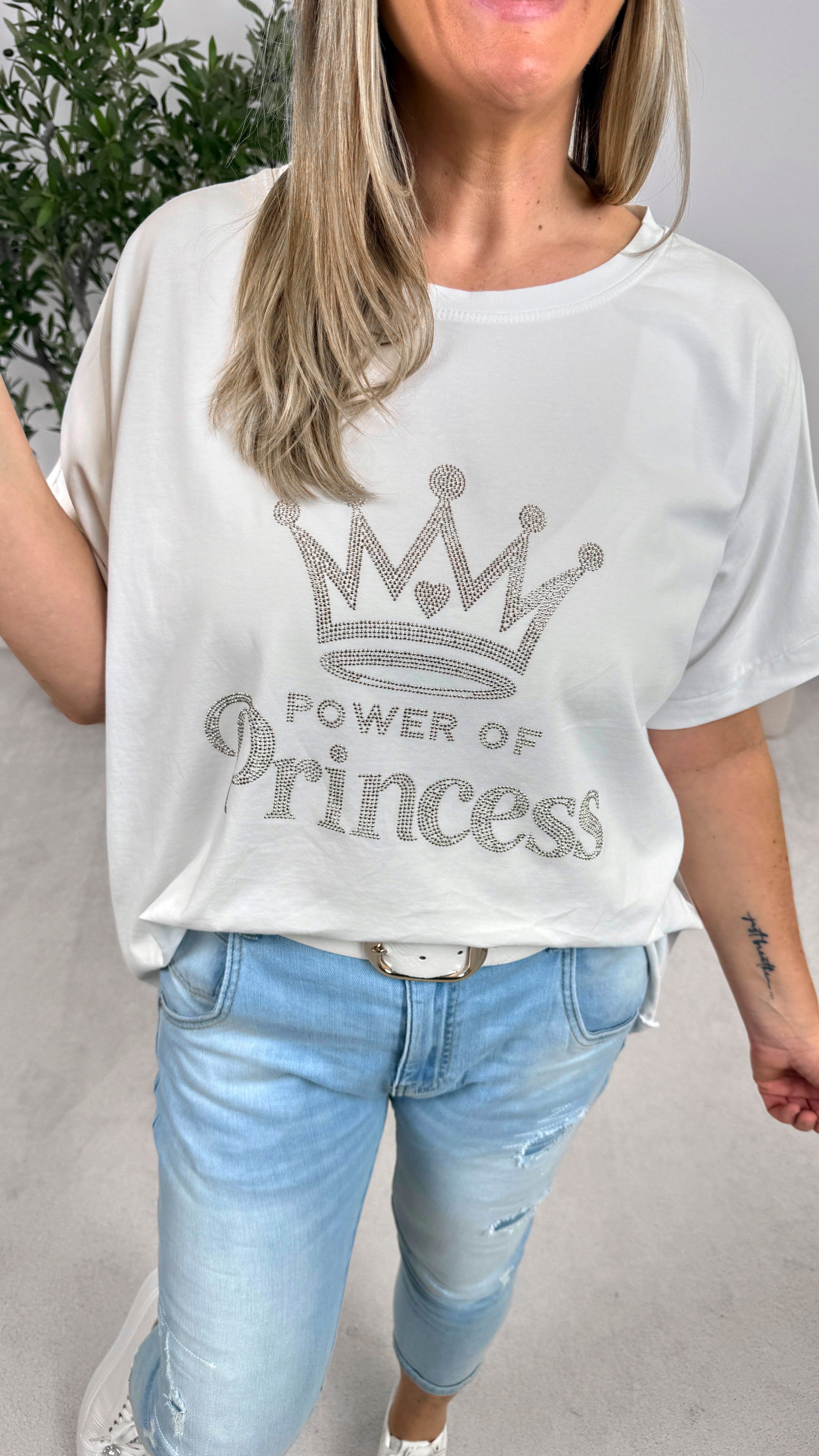 T-Shirt Power of Princess Glam (2 Farben)