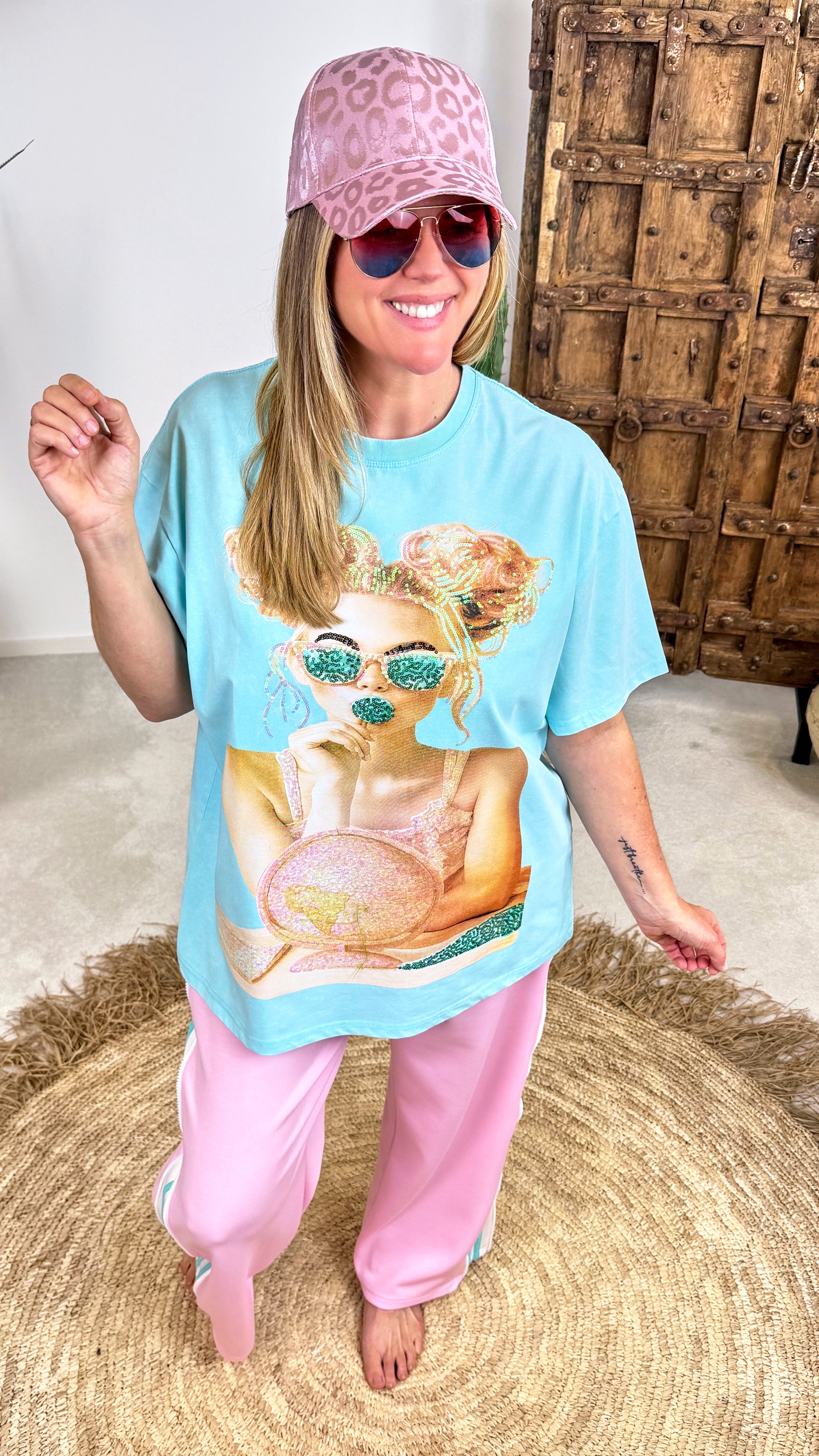T-Shirt Sparkle Babe *mint*