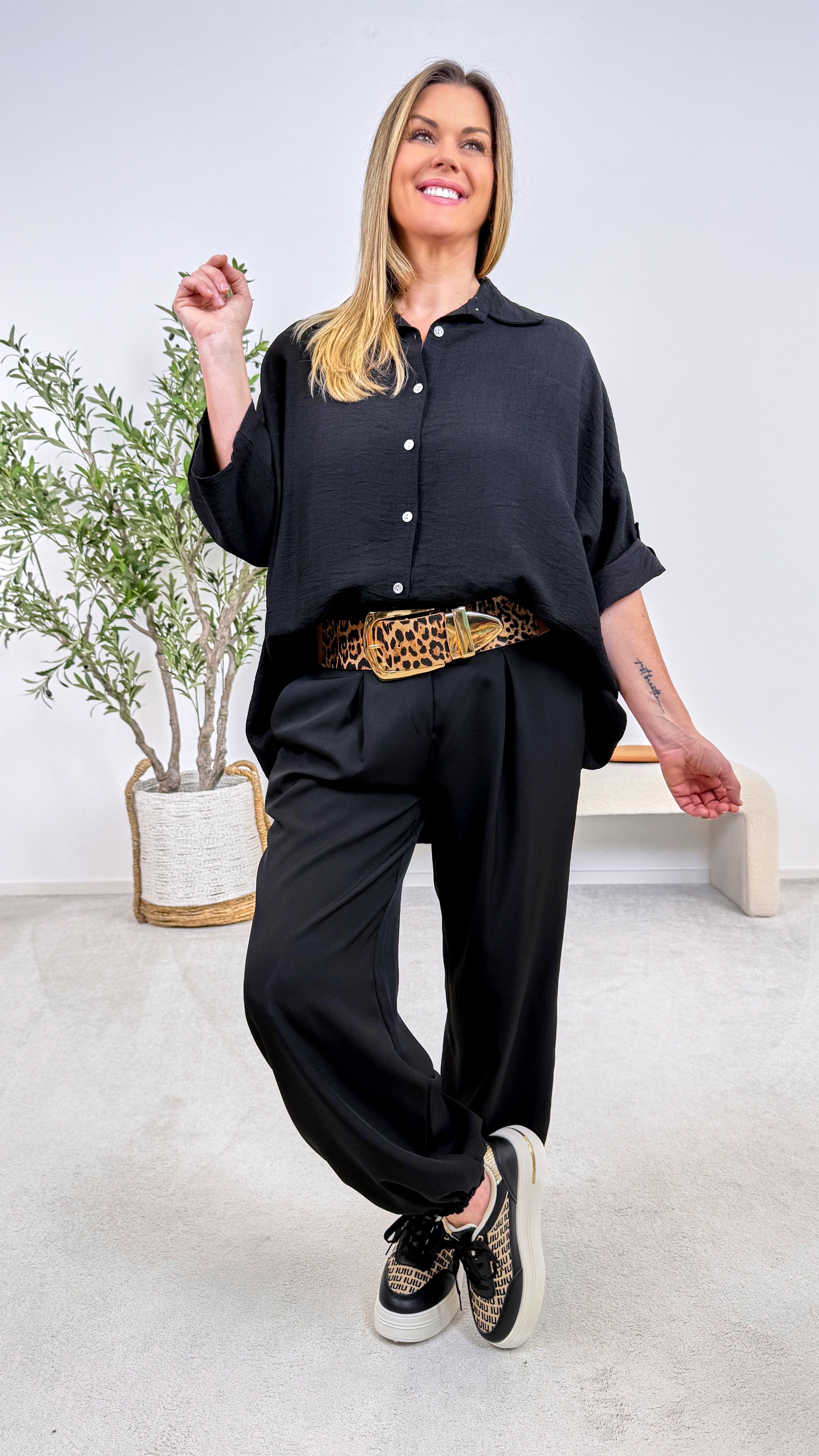 Bluse Let it Flow *Schwarz*