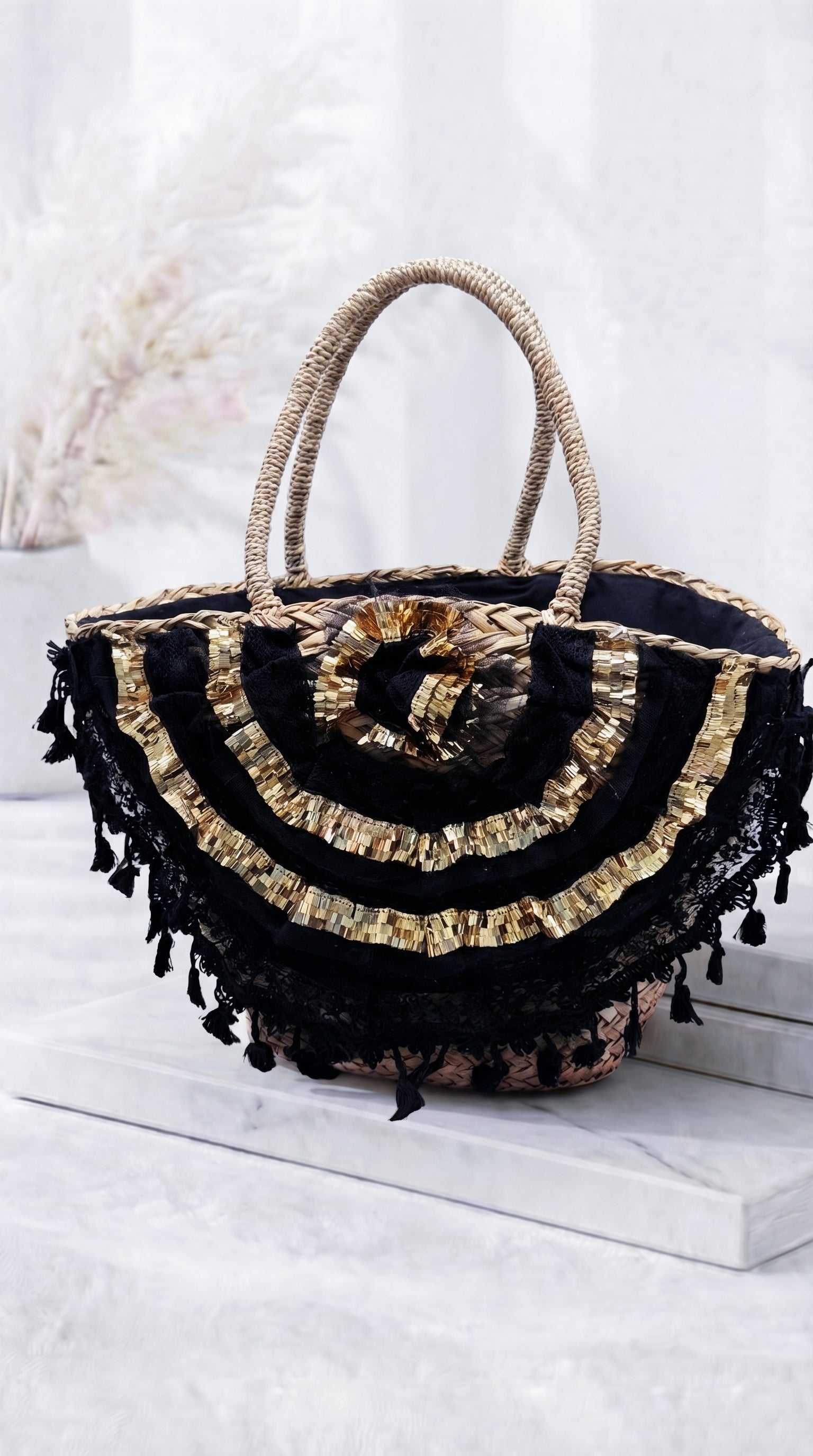 Tasche Luxury Boho *Schwarz*